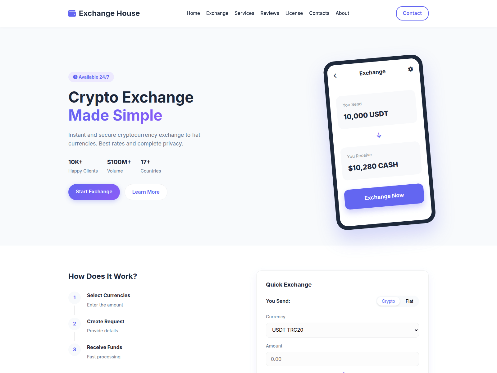 Screenshot of ex-changehouse.com