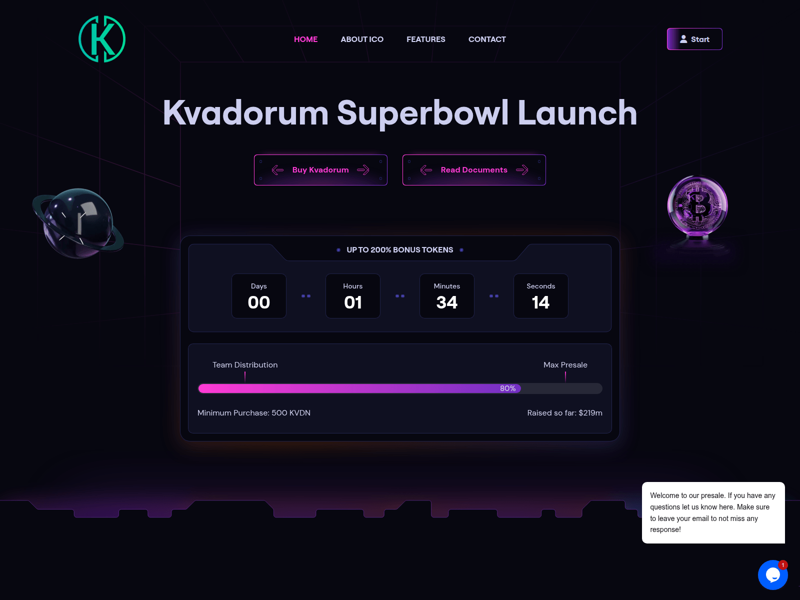 Screenshot of kvadorum.com