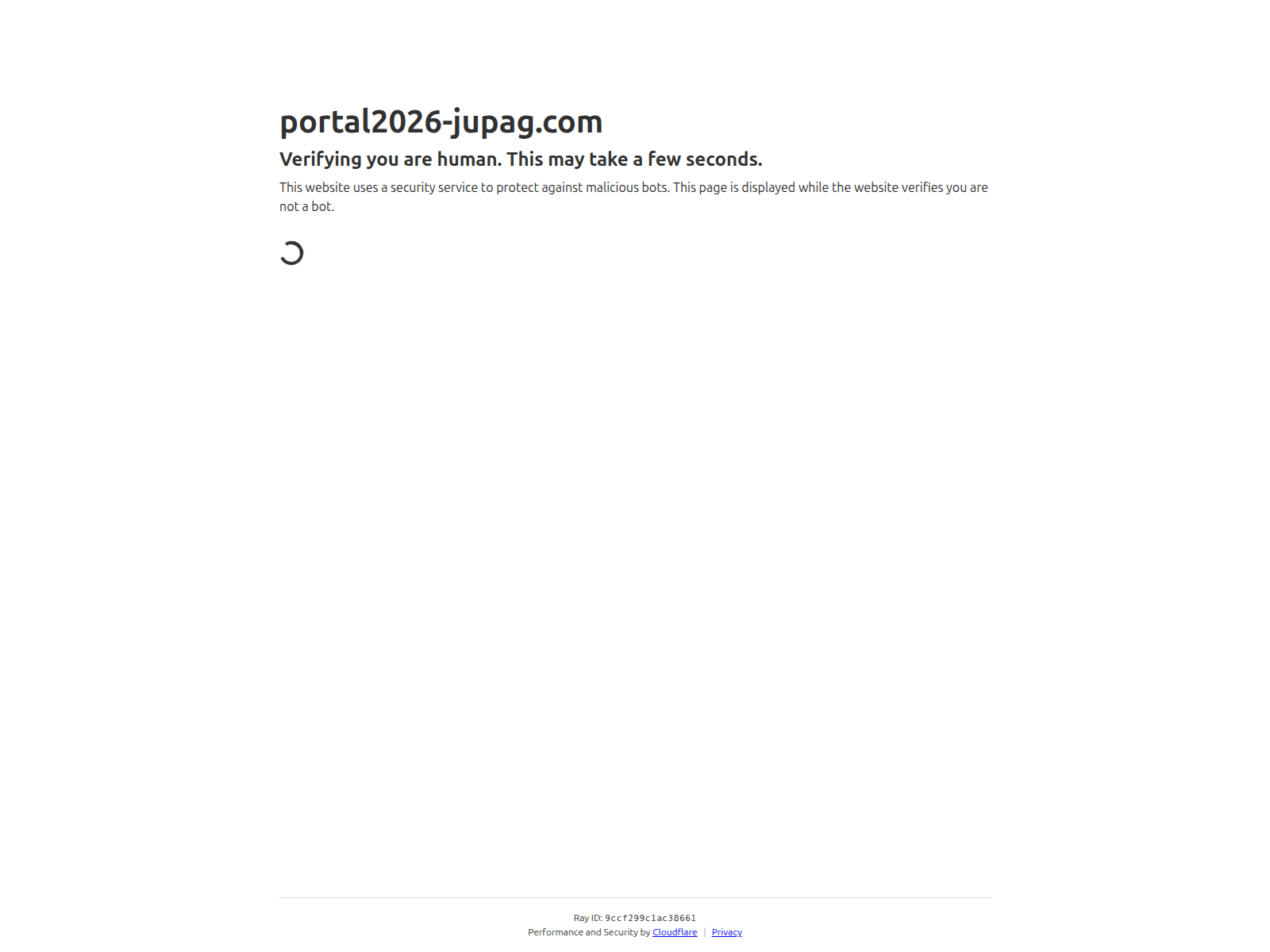Screenshot of portal2026-jupag.com