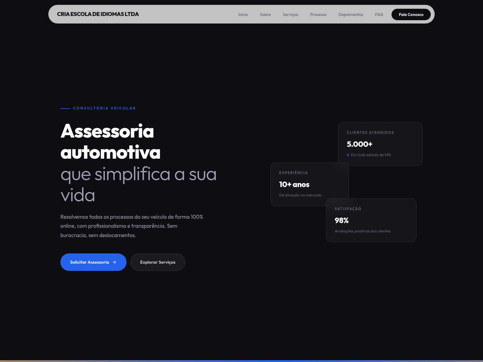 Screenshot of veiculos2026mg.com