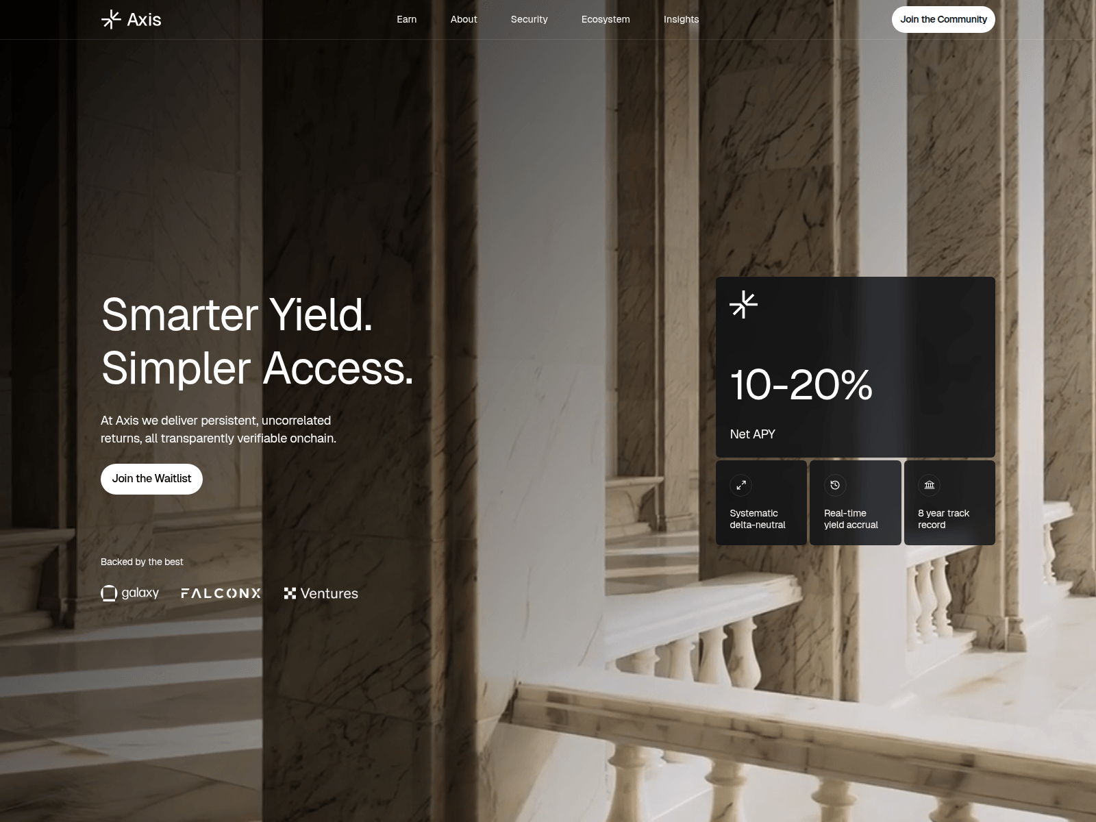 Screenshot of axis.enterprises