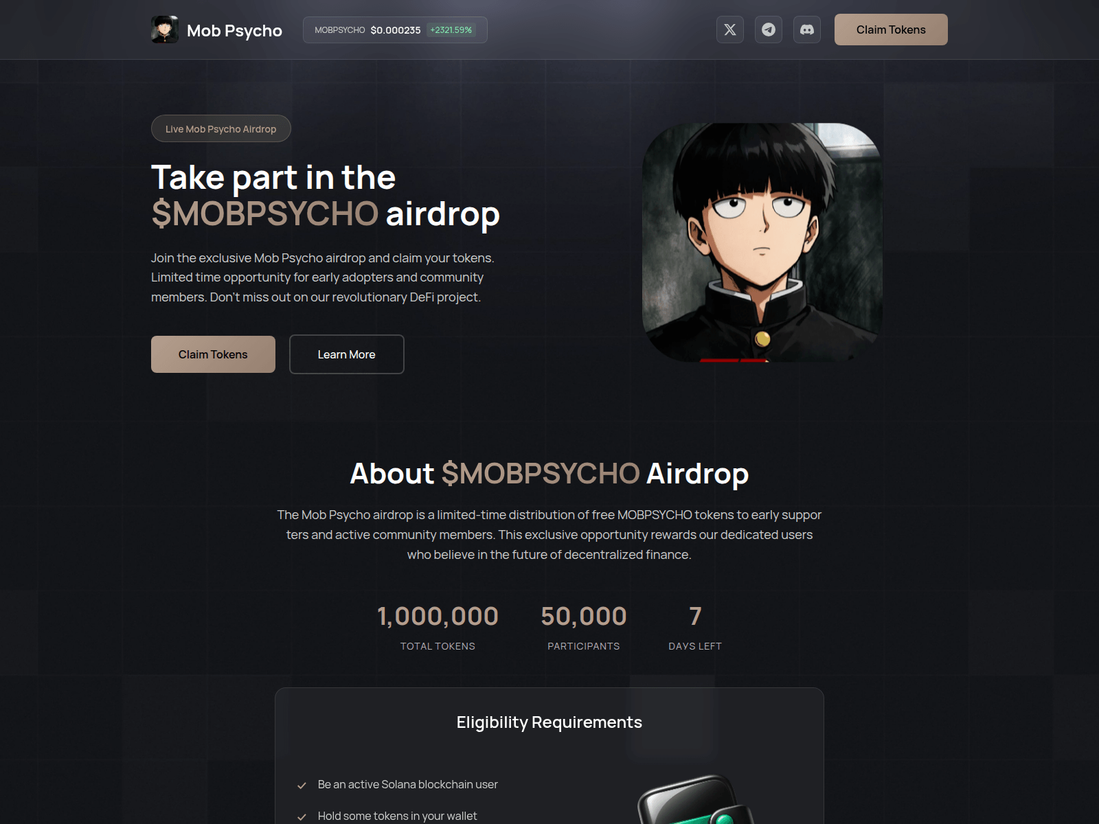 Screenshot of register-mobpsycho.fun