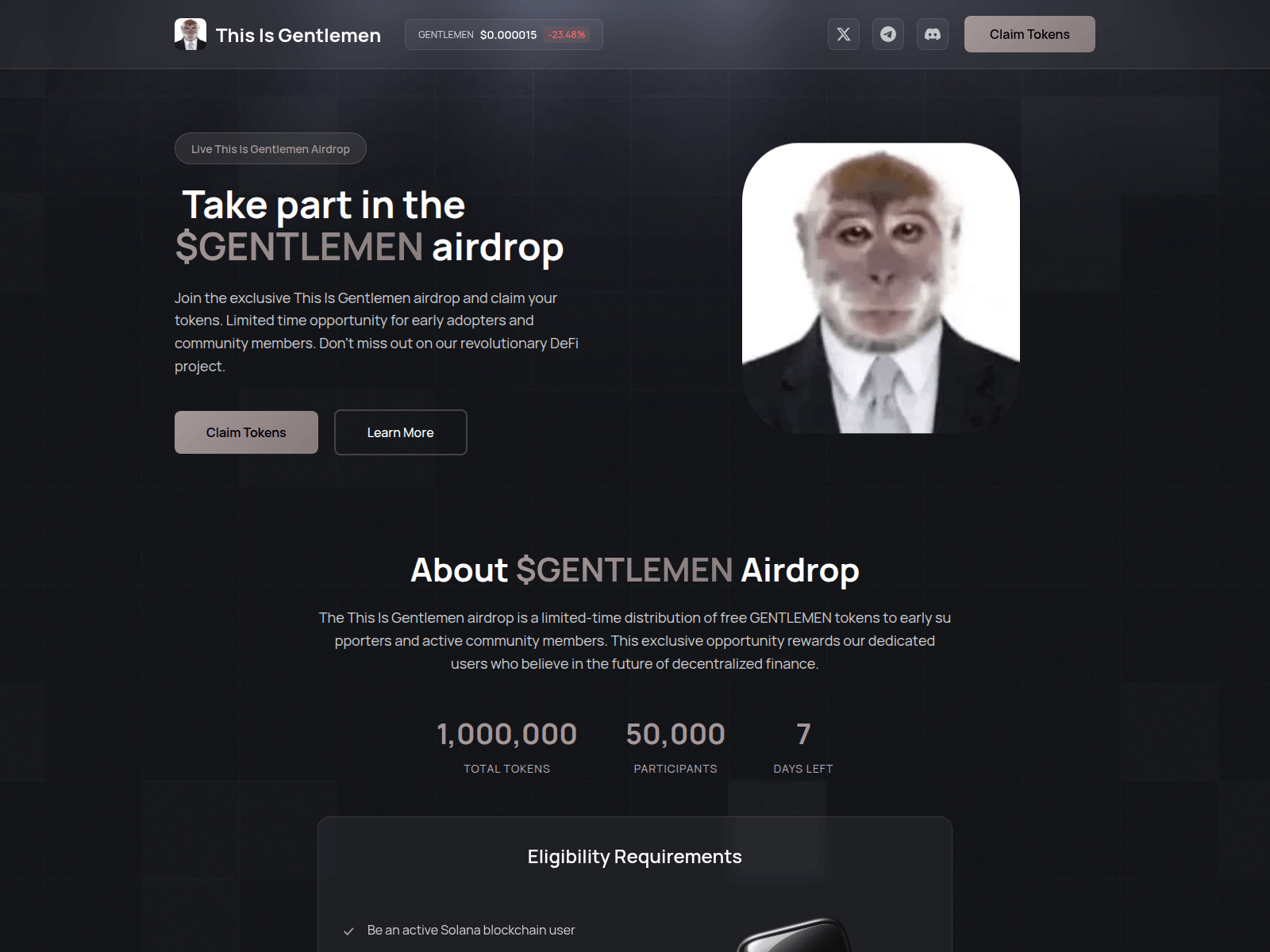 Screenshot of events-gentlemen.fun