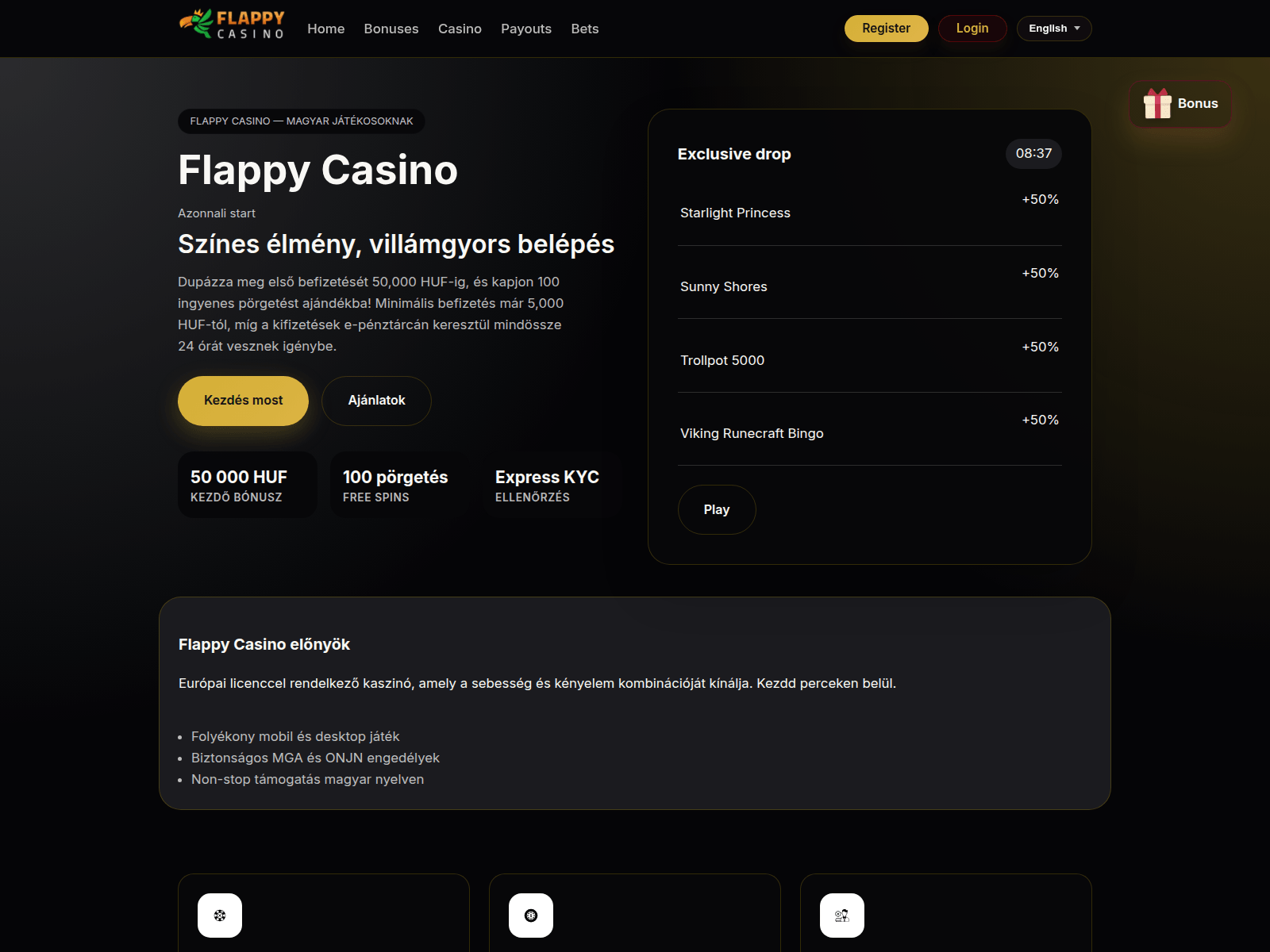 Screenshot of flappycasino.games