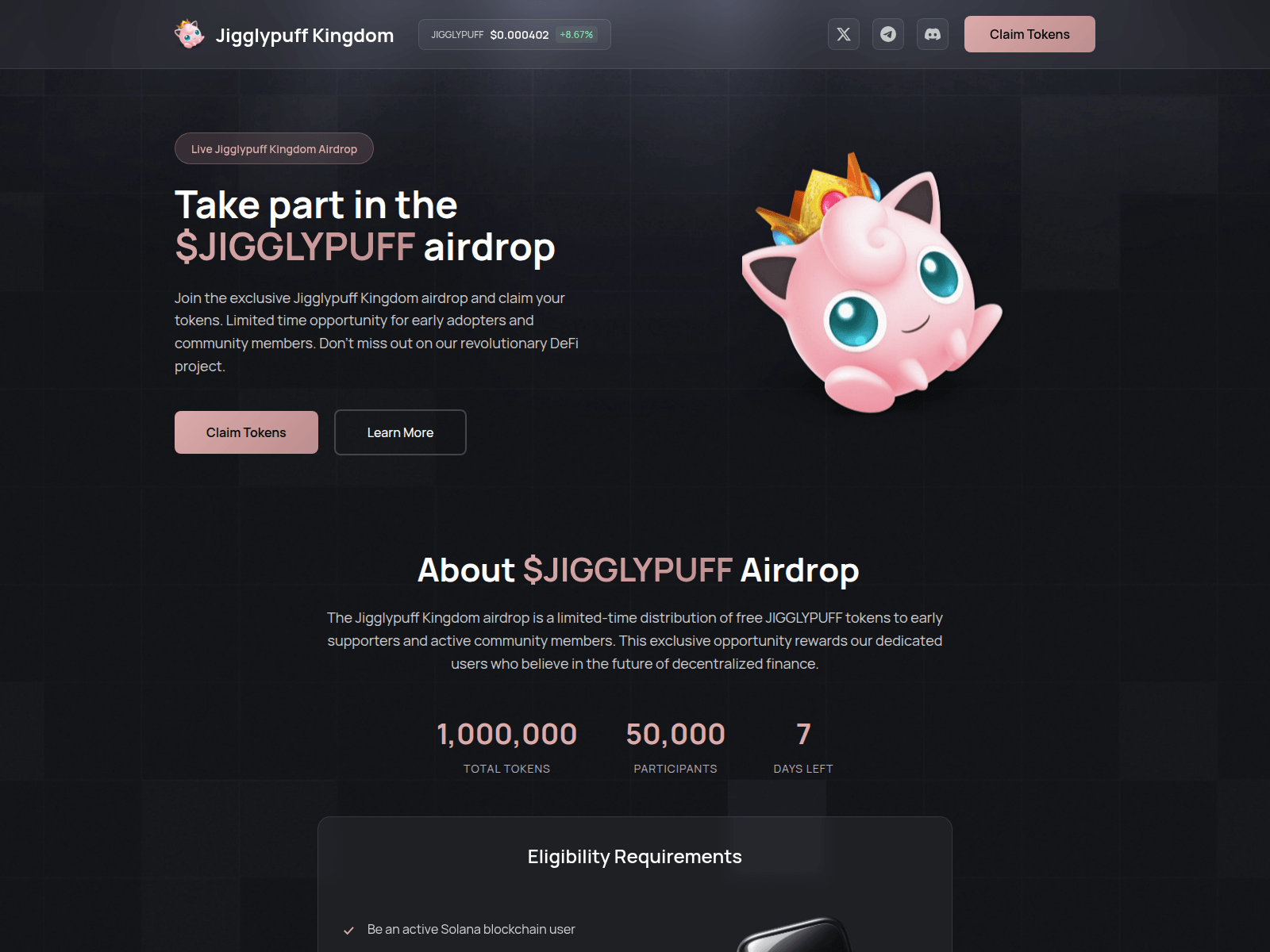 Screenshot of event-jigglypuffs.fun