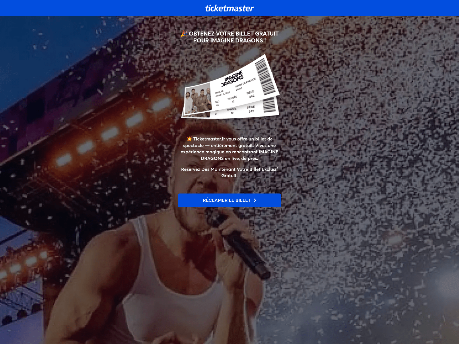 Screenshot of tickspool.info