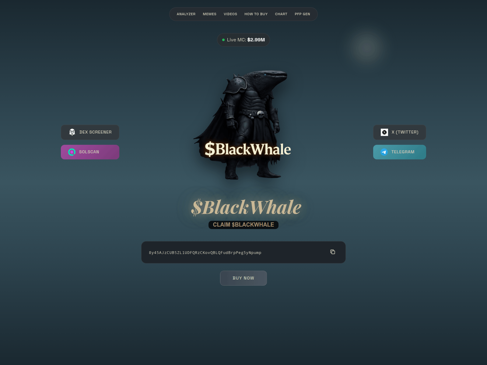 Screenshot of blackwhale.info