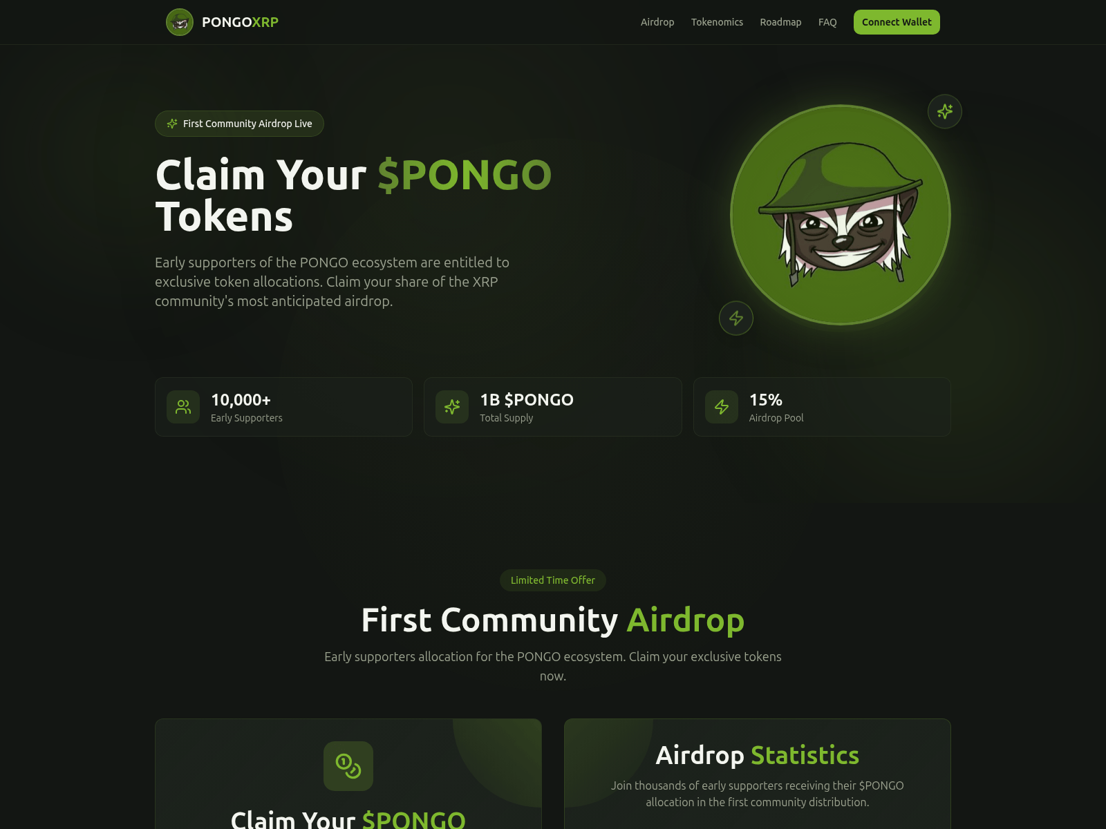 Screenshot of pongoxrp.info