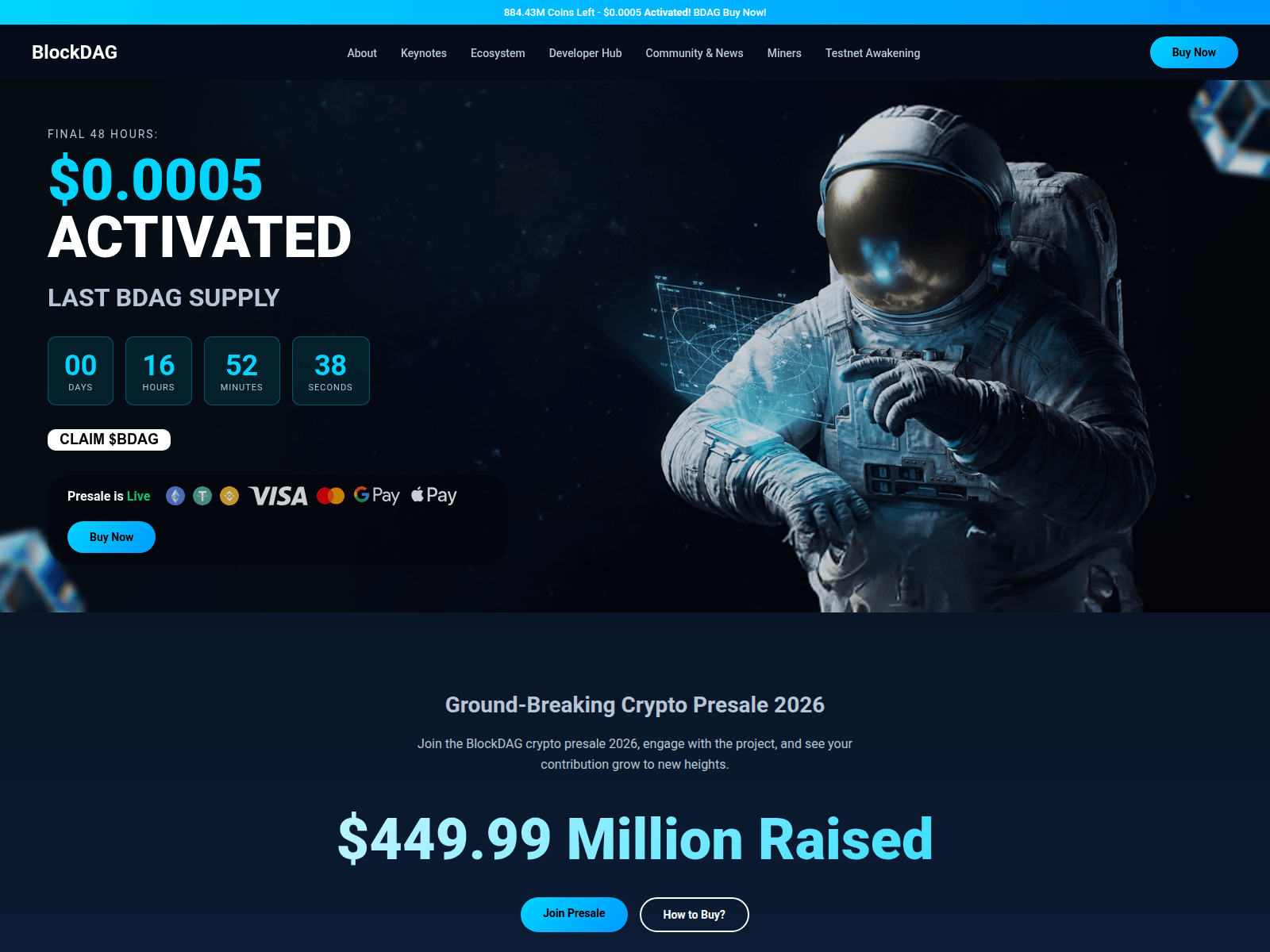 Screenshot of bdagnetwork.info