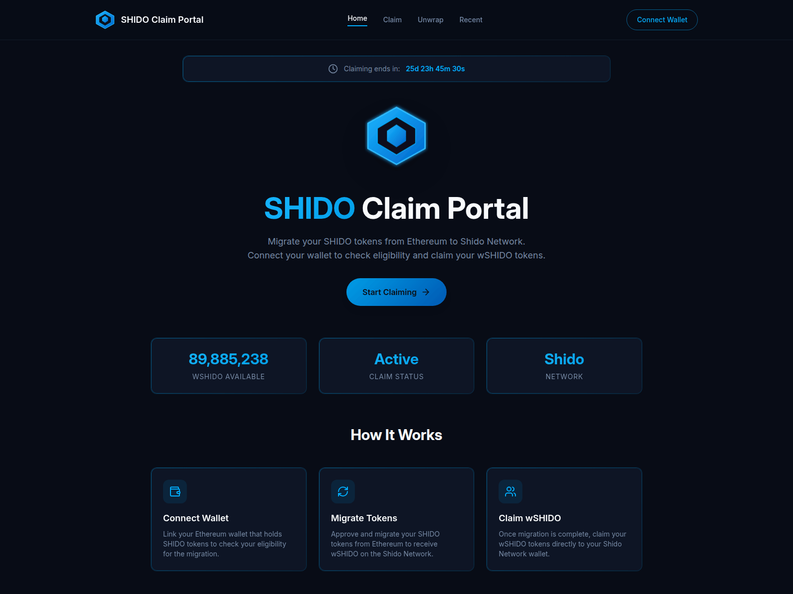 Screenshot of shidoportal.info