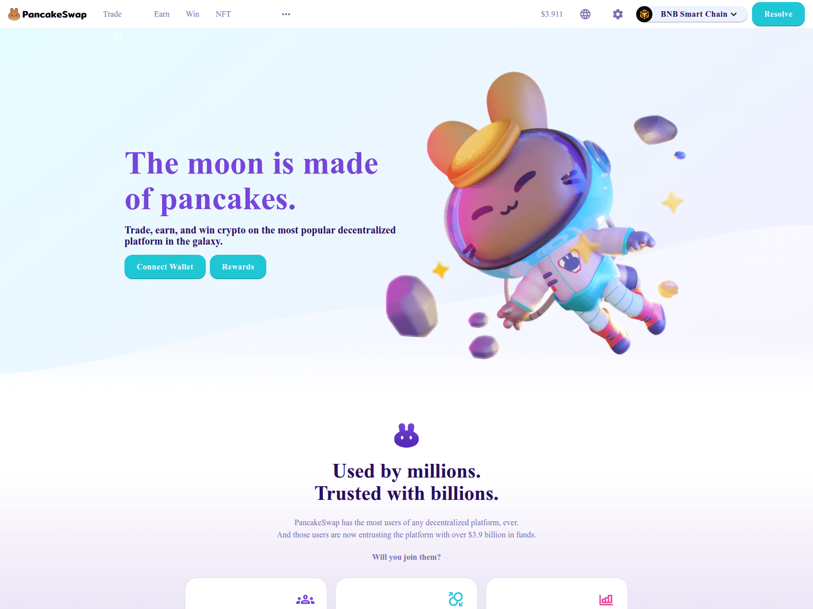 Screenshot of pancakesolution.live