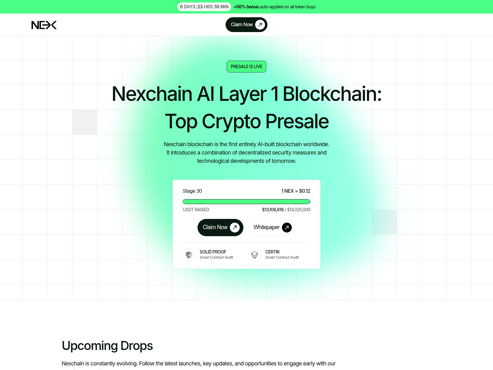 Screenshot of nexc-hain.live