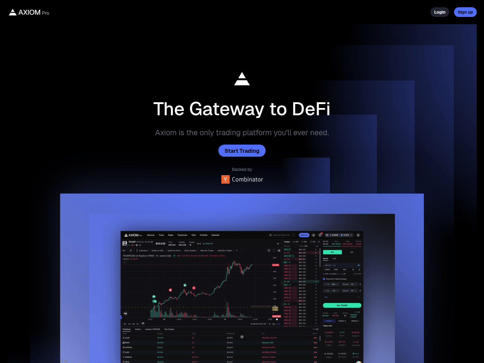 Screenshot of axitools.live