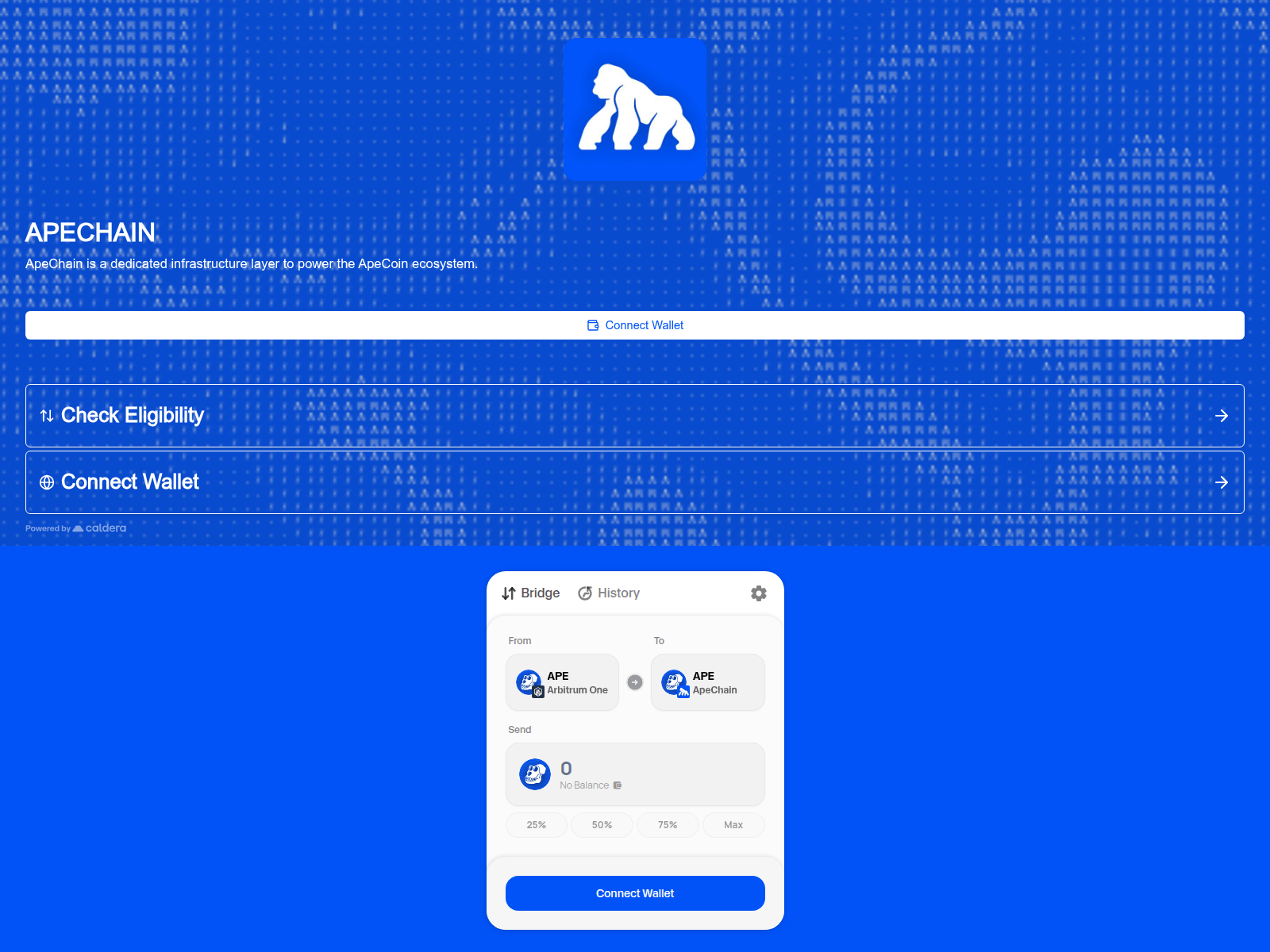 Screenshot of updateape.live