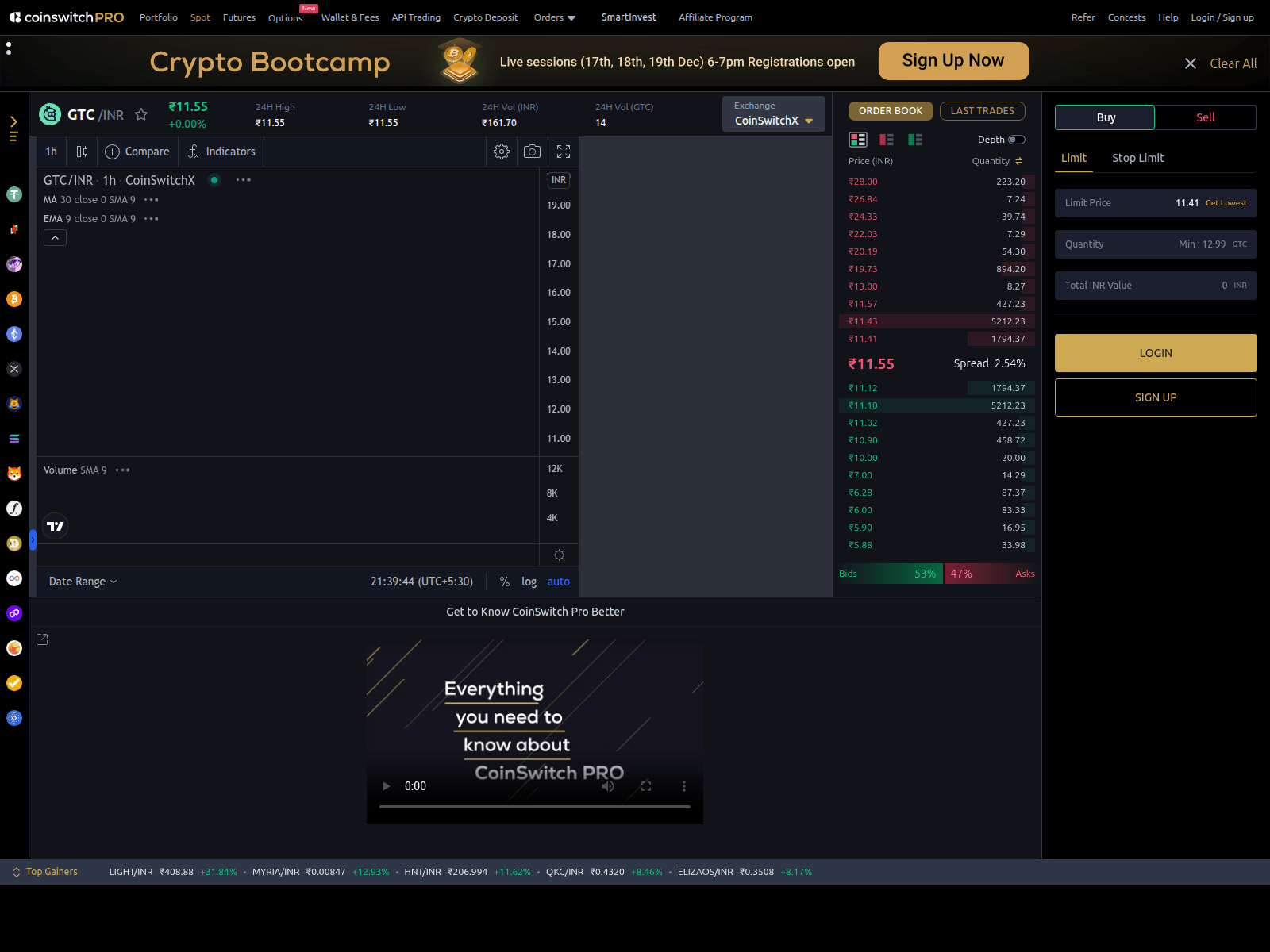 Screenshot of gitcoin3.co.com