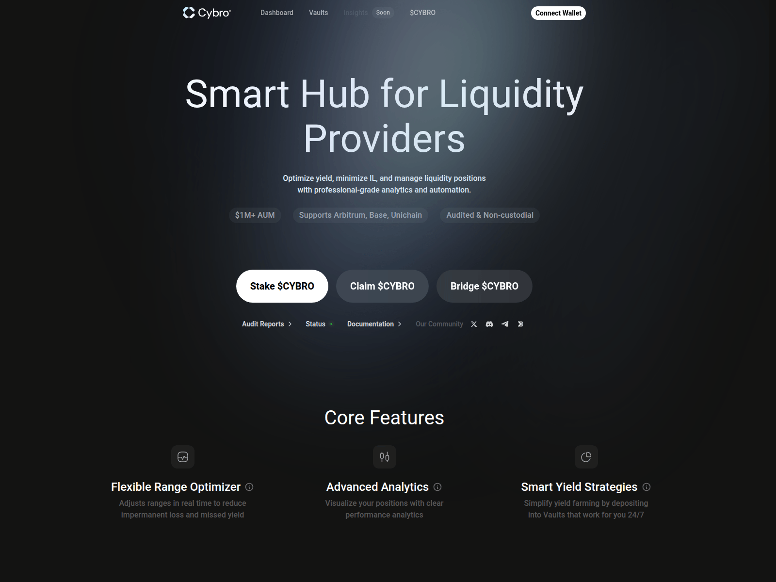 Screenshot of cybromainnet.live