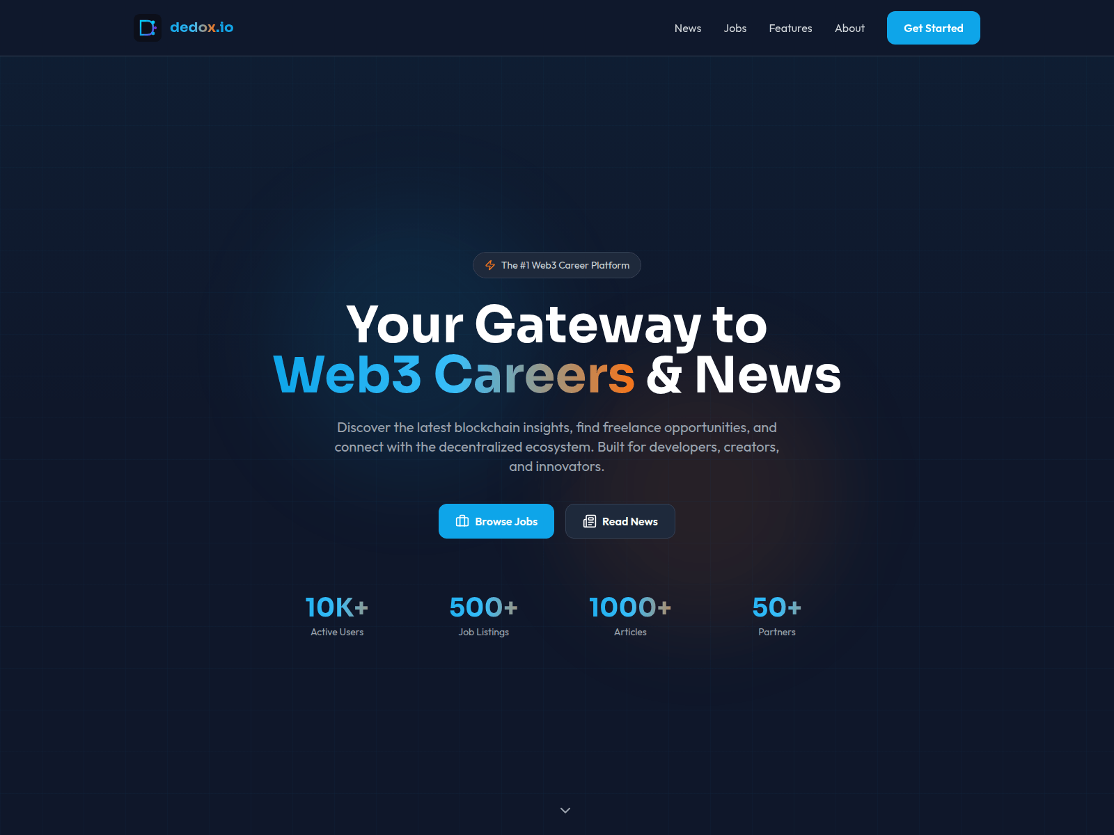 Screenshot of dedox.org