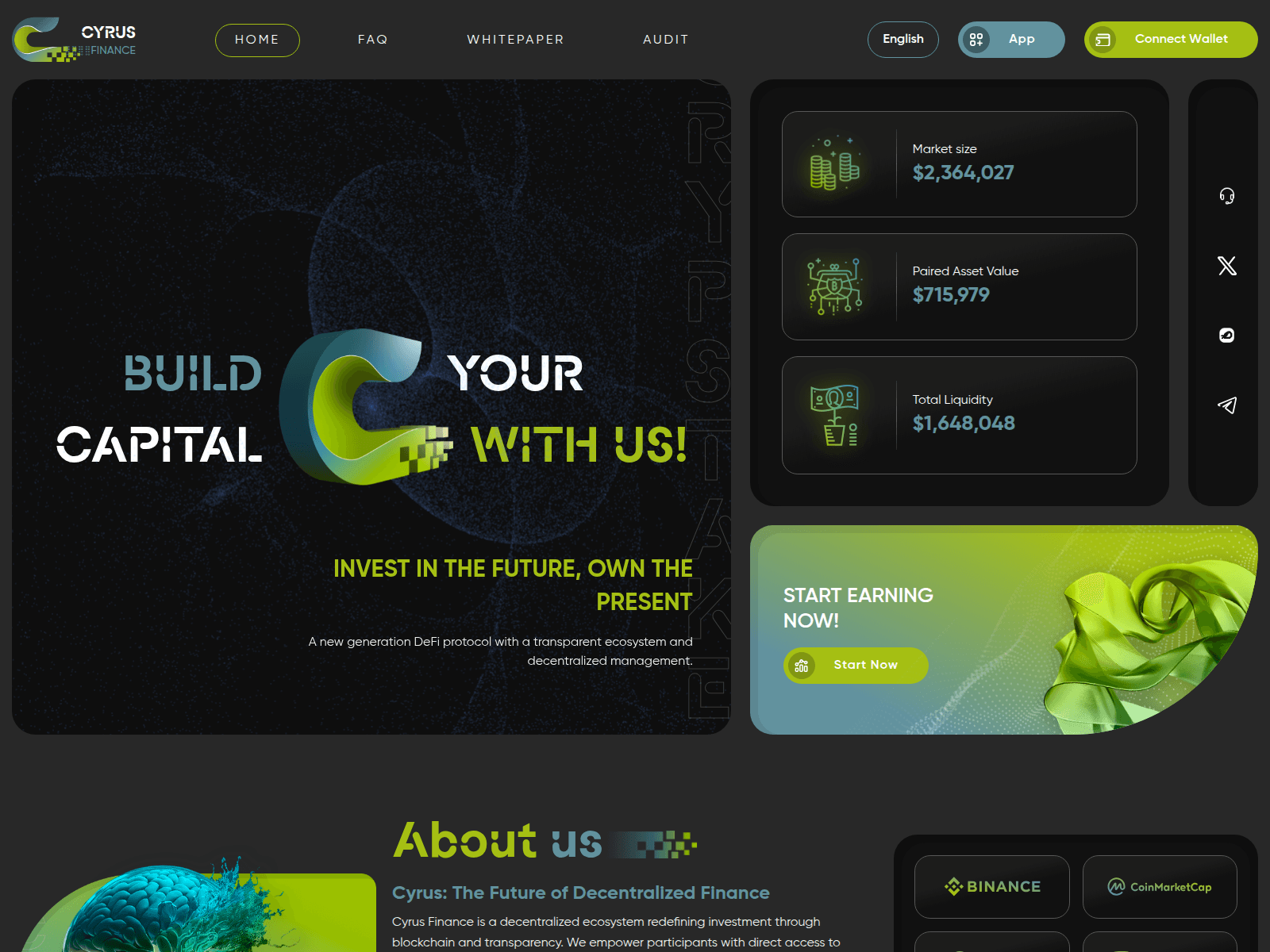 Screenshot of cyrusfinance.pro