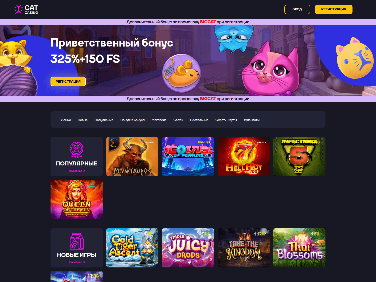 Screenshot of catcasinos23w.run