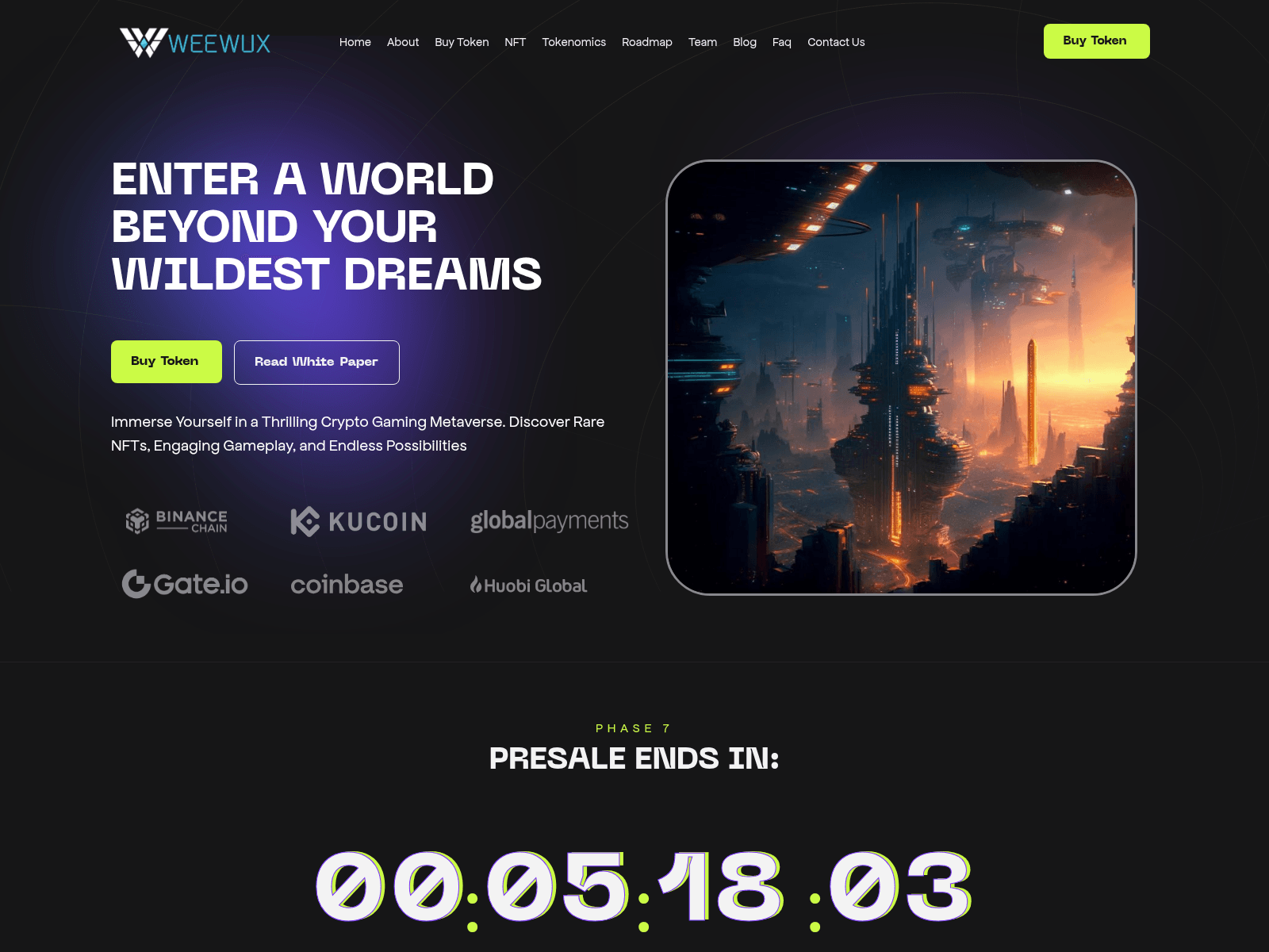 Screenshot of weewux.sale