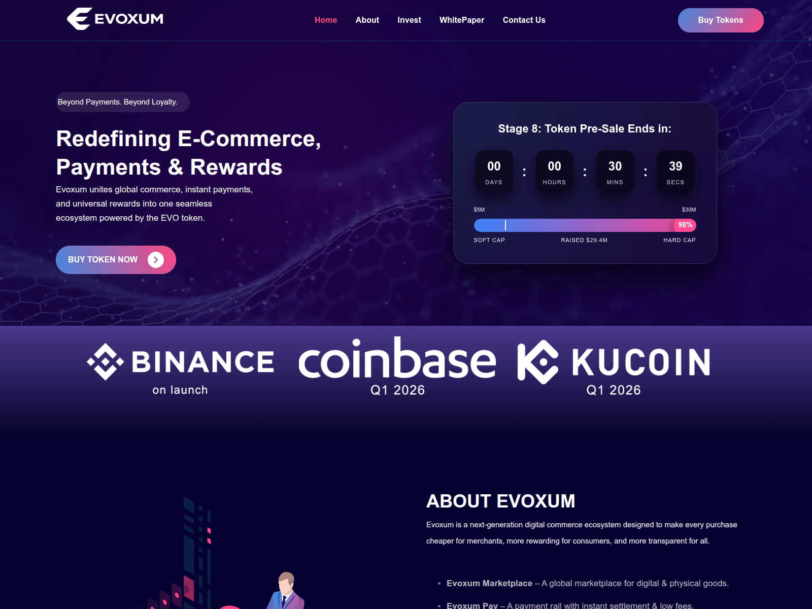 Screenshot of evoxum.site