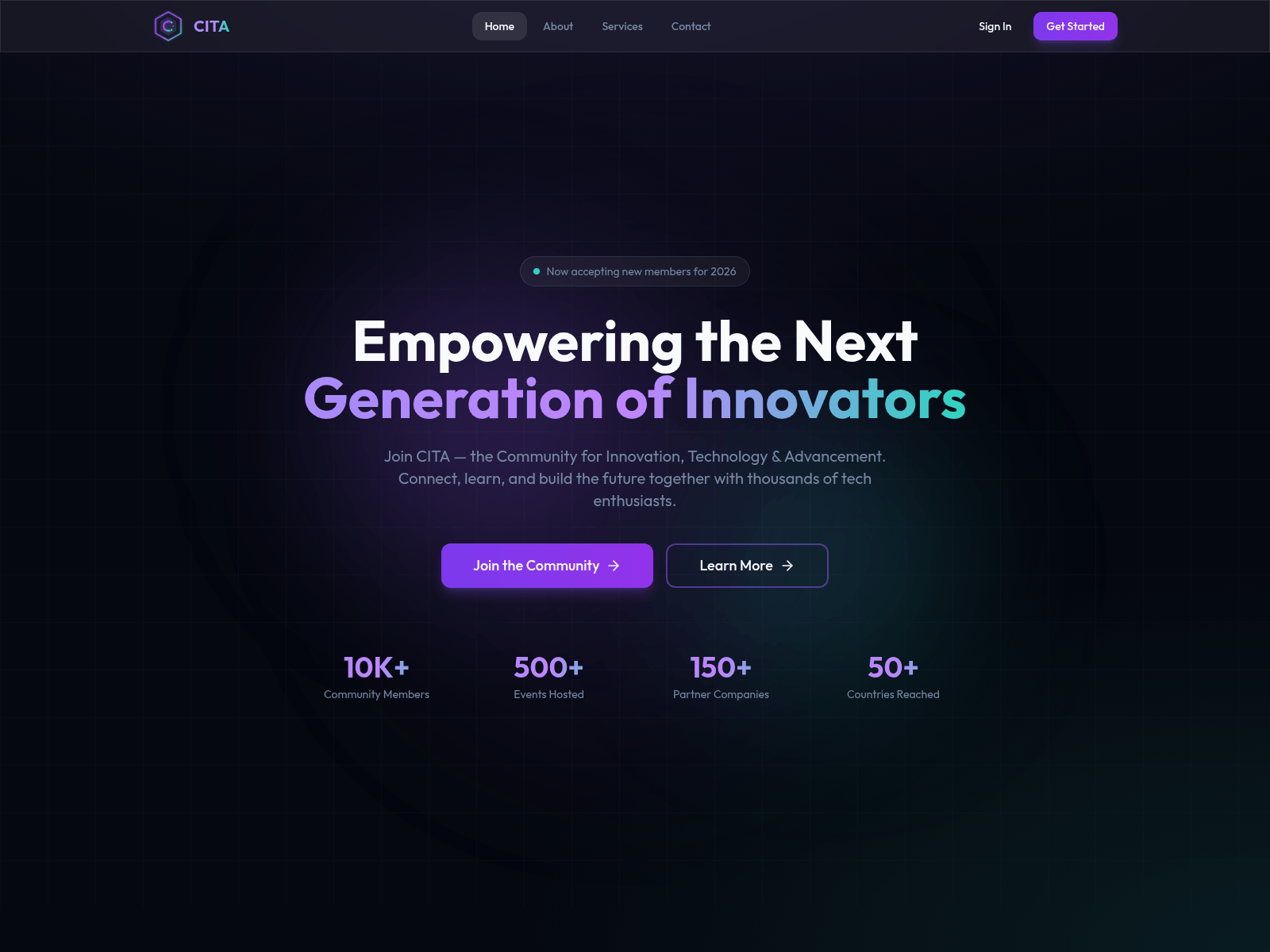 Screenshot of citaorguk.team