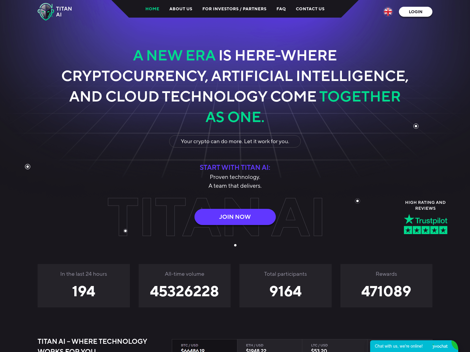 Screenshot of ai-titan.net