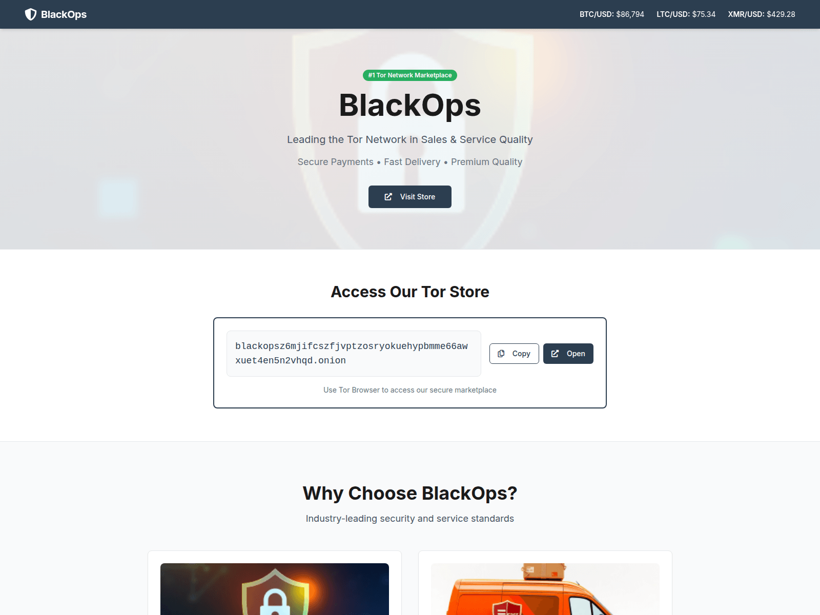 Screenshot of blackopsonion.online