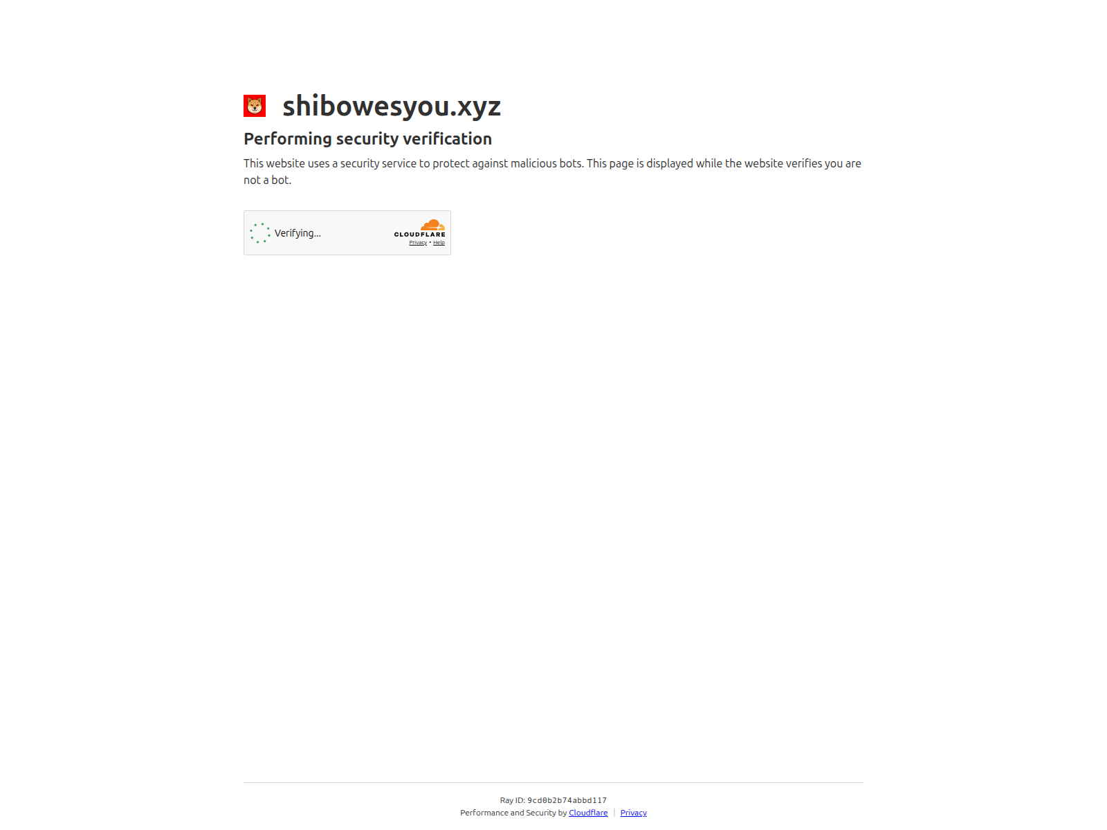 Screenshot of shibowesyou.xyz