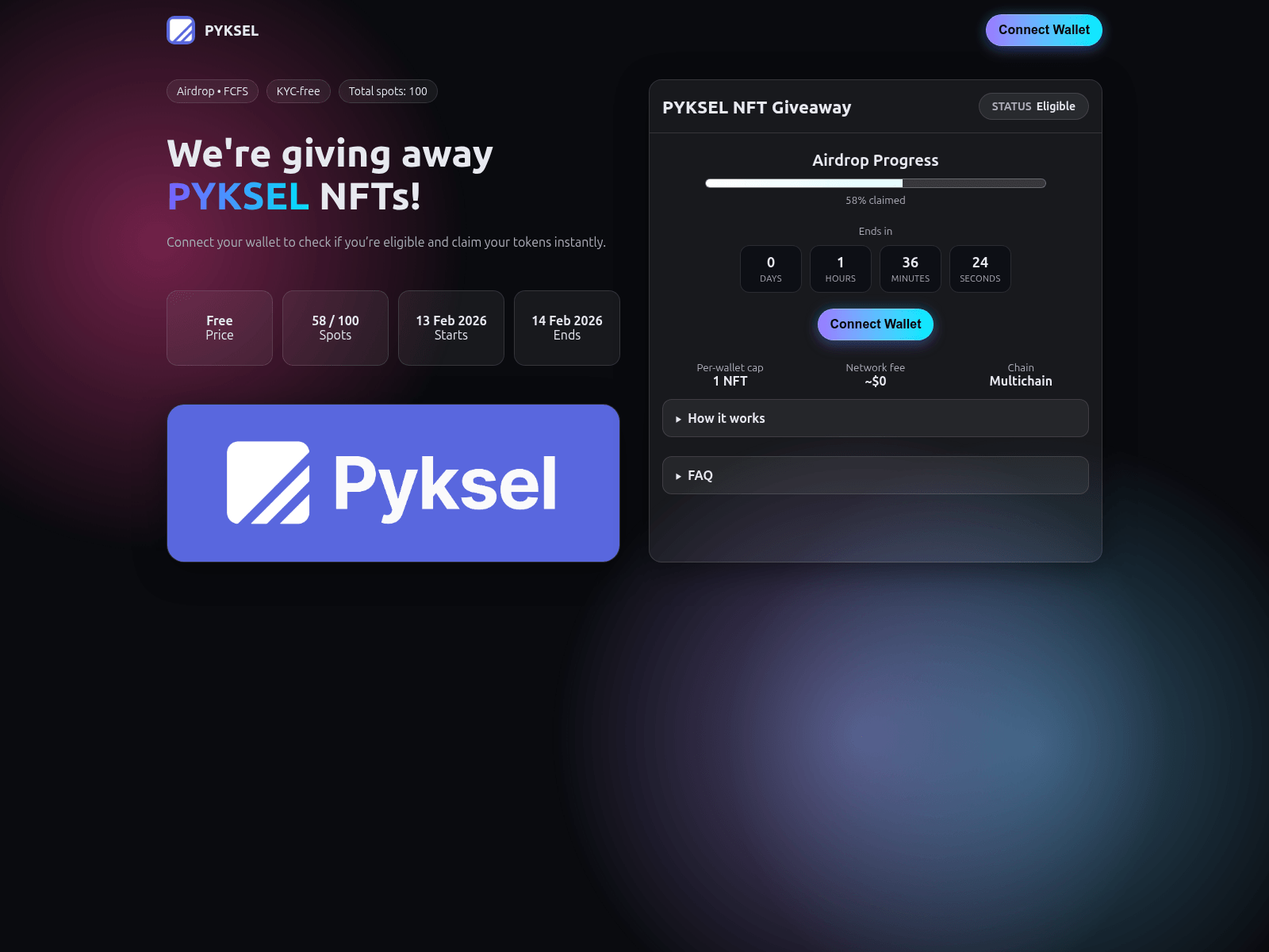 Screenshot of pyksel.xyz