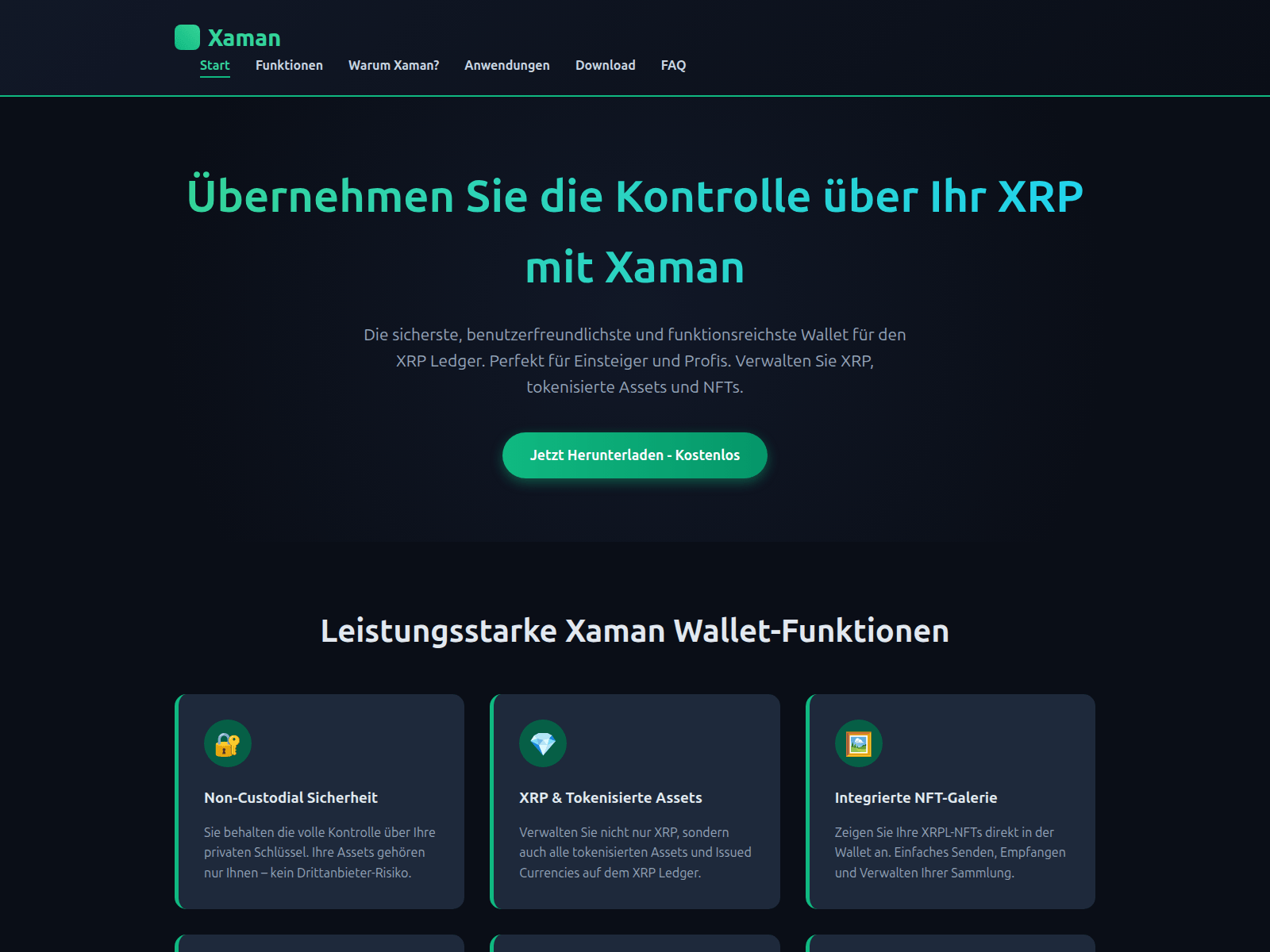 Screenshot of de-xaman.xyz