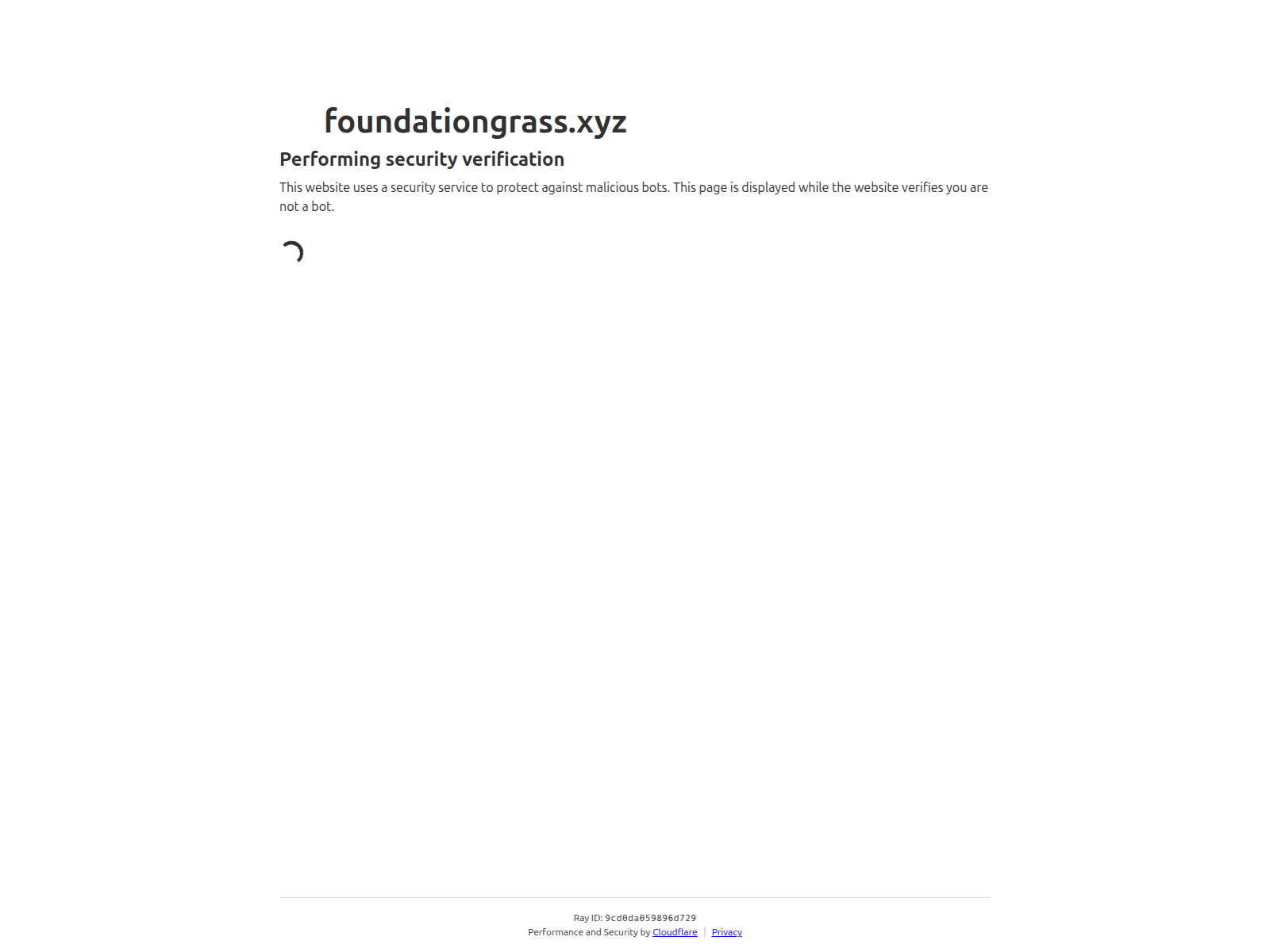 Screenshot of foundationgrass.xyz