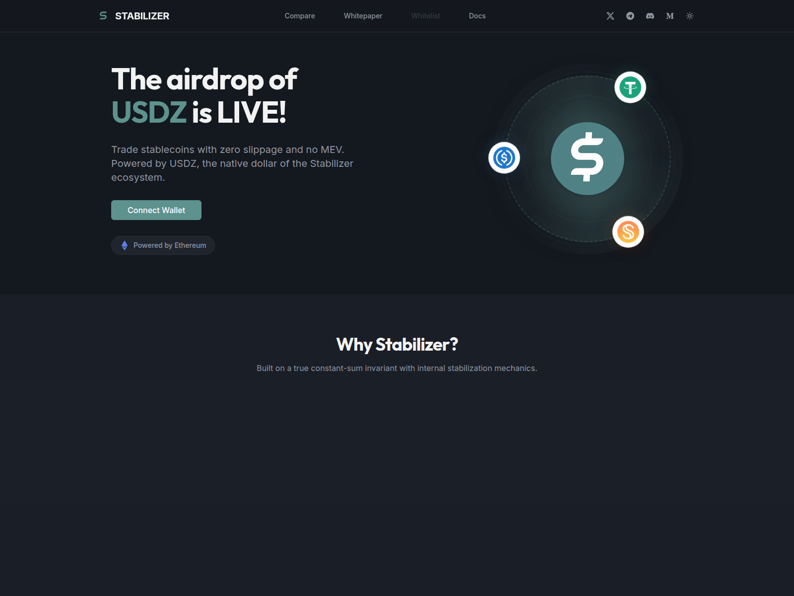 Screenshot of stabilizerfi.xyz