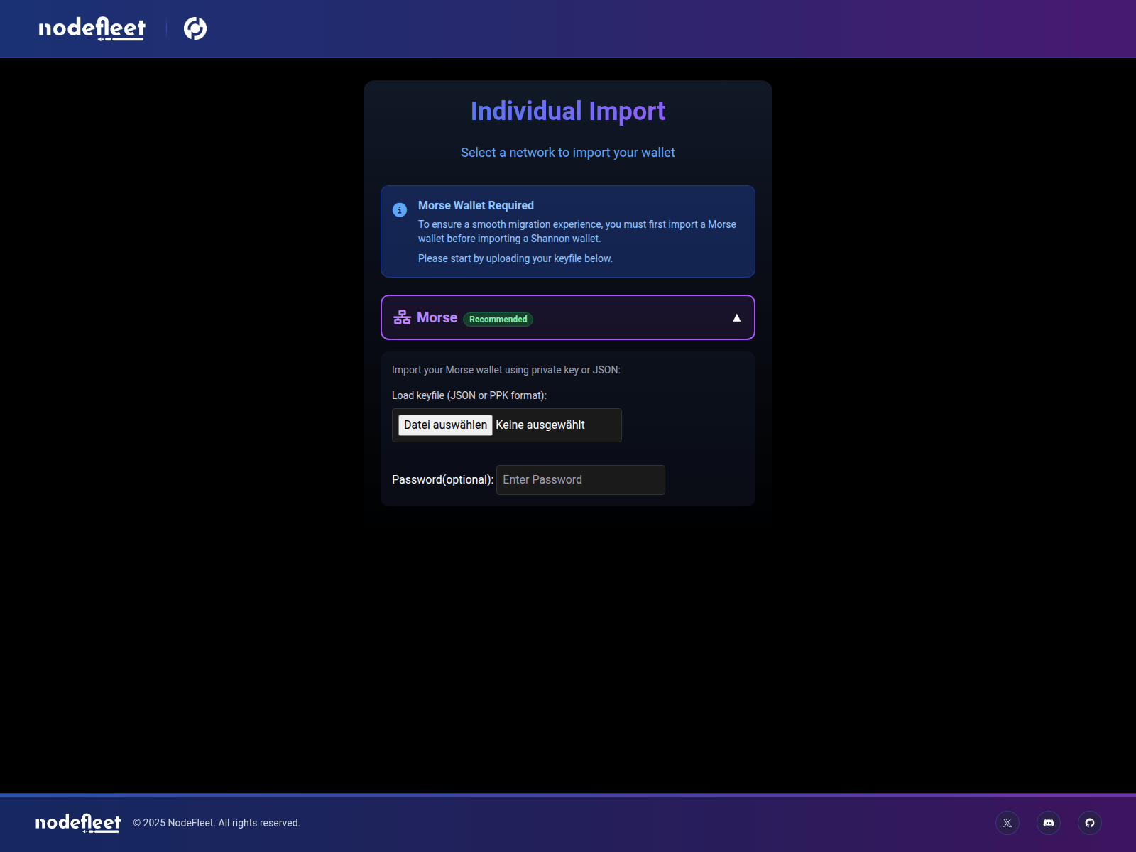 Screenshot of shannon-migration.xyz