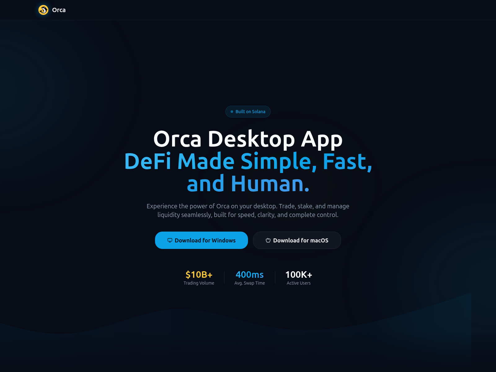 Screenshot of orcapc.app