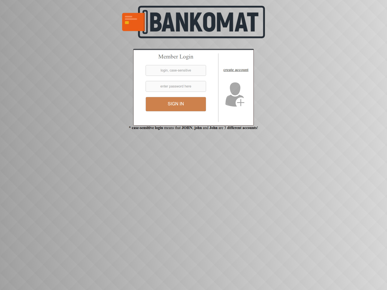 Screenshot of bank0m.cc