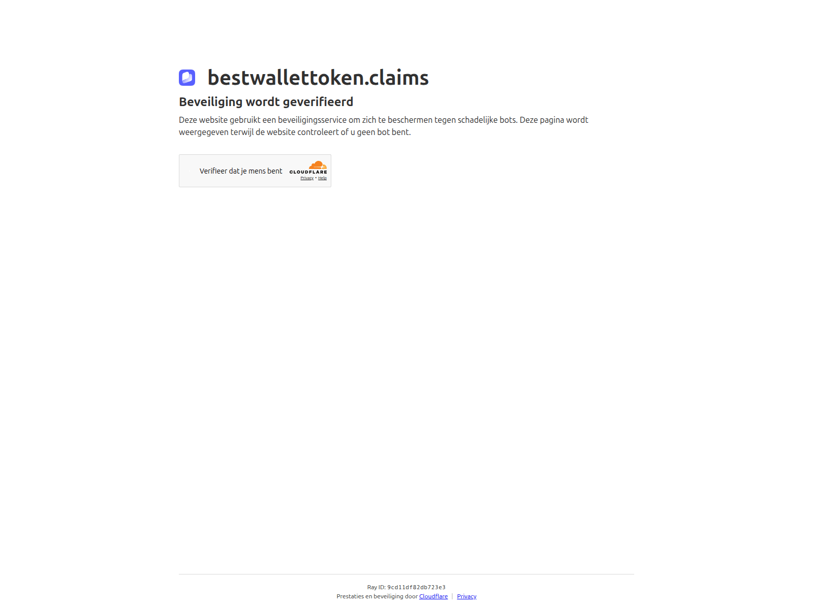 Screenshot of bestwallettoken.claims
