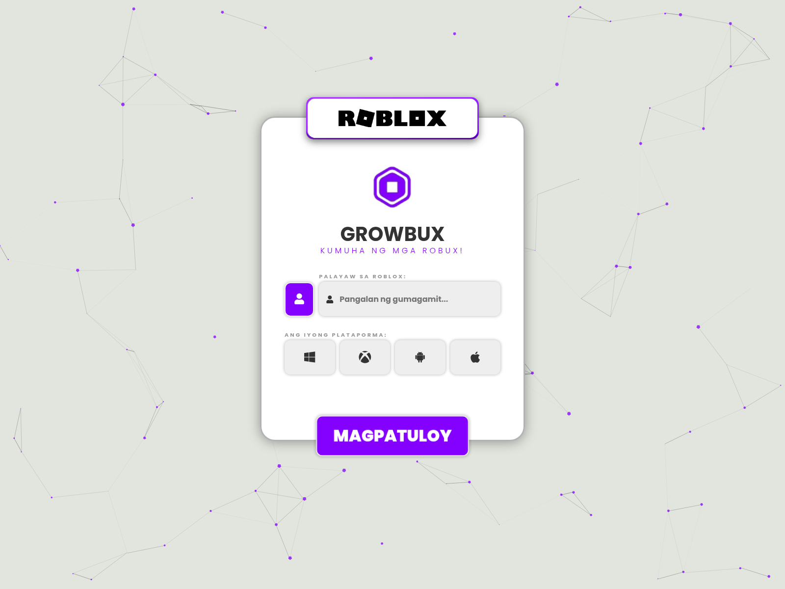 Screenshot of grow-bux.com