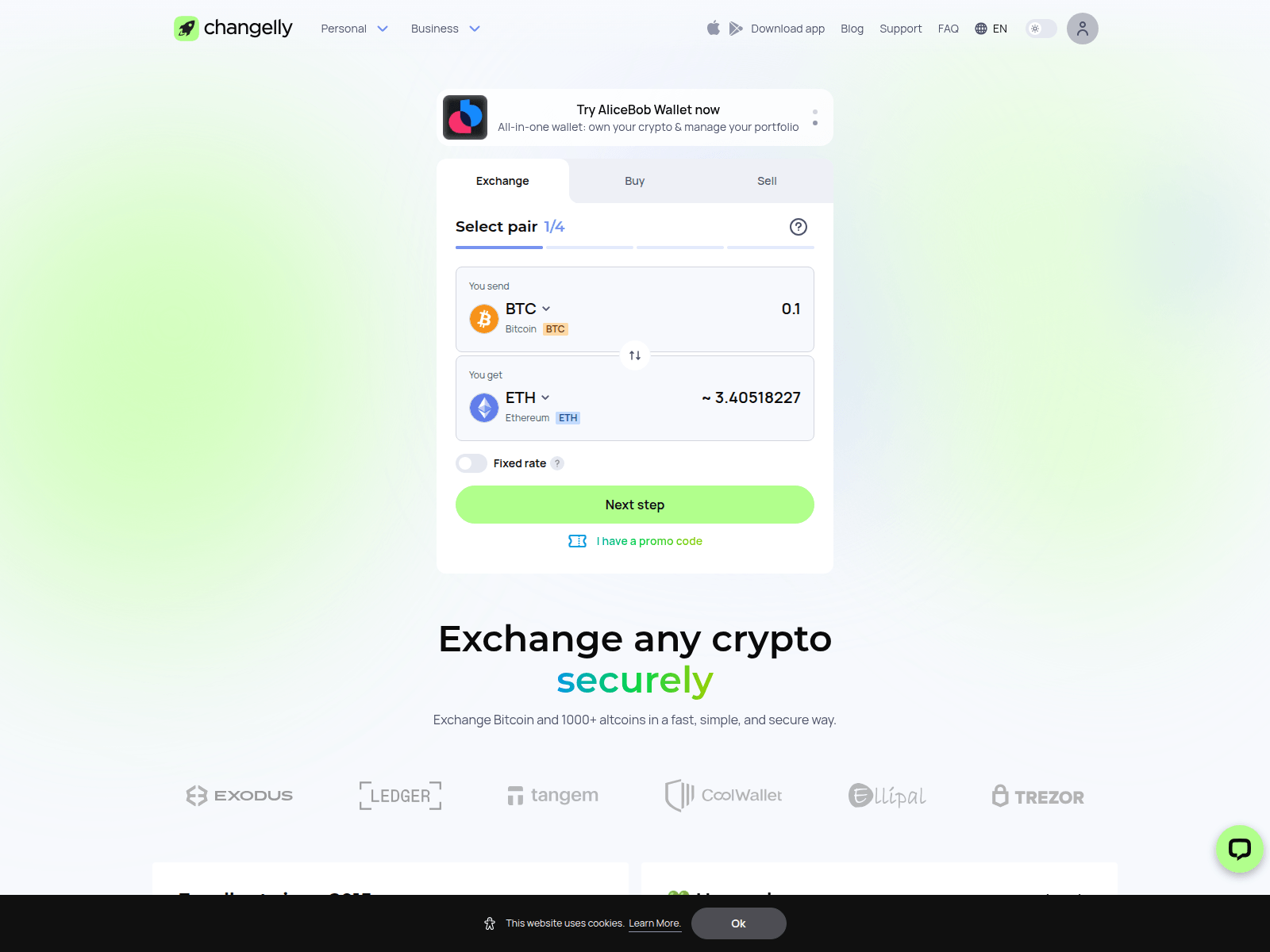 Screenshot of czangelly.com