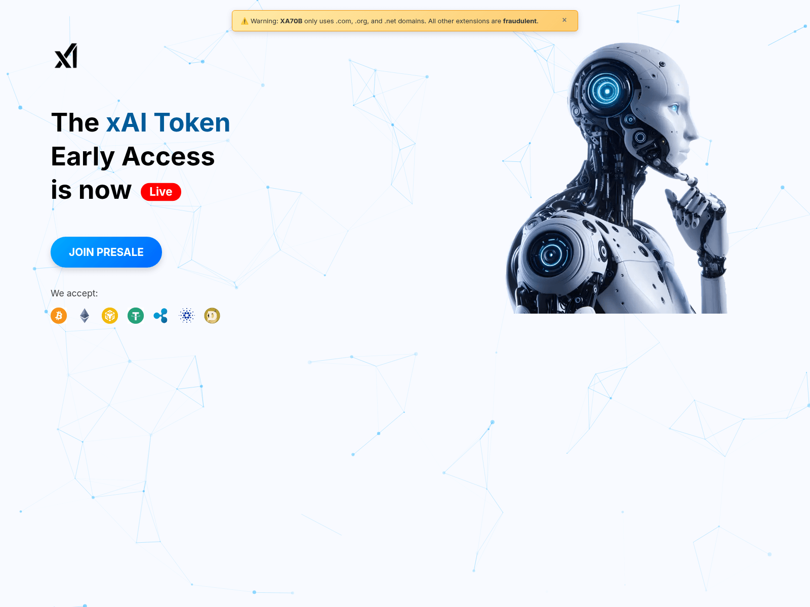 Screenshot of xa70b.com