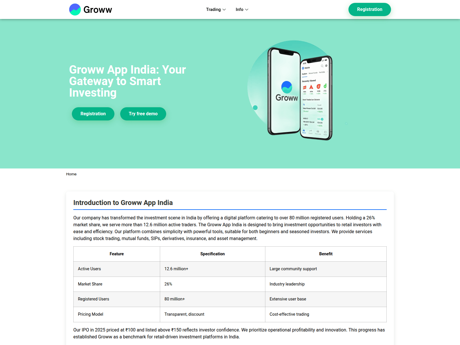 Screenshot of grwwindia.com