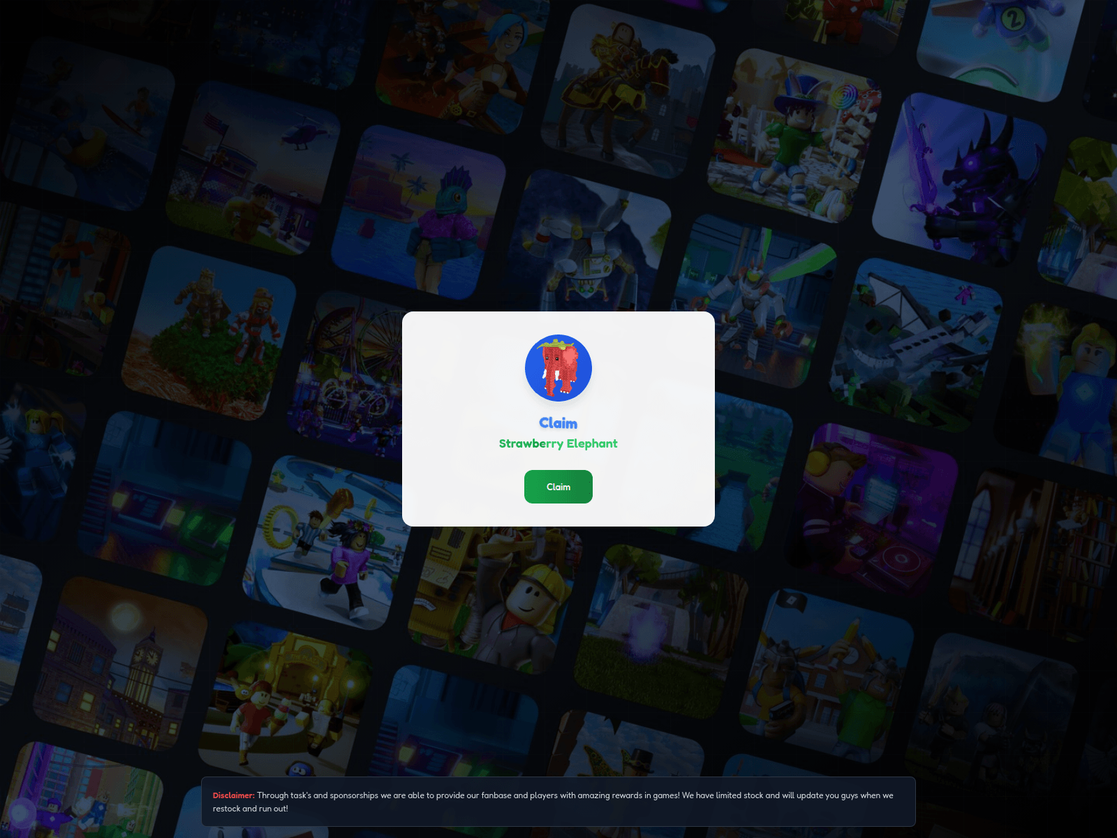 Screenshot of galaxybrainrots.com