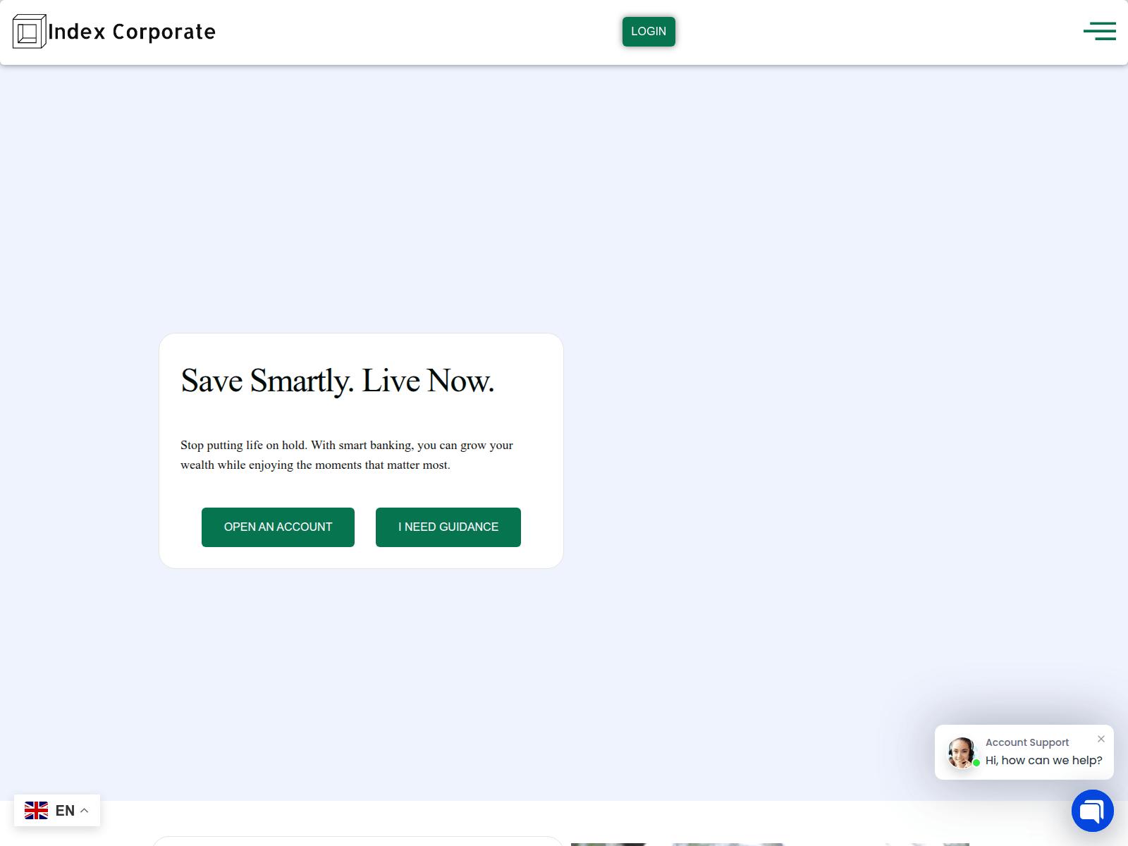 Screenshot of indexcorporateinternational.com
