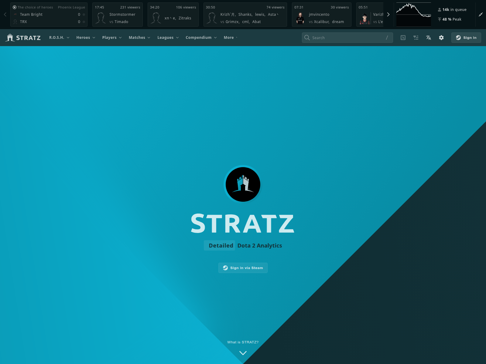 Screenshot of strtatz.com