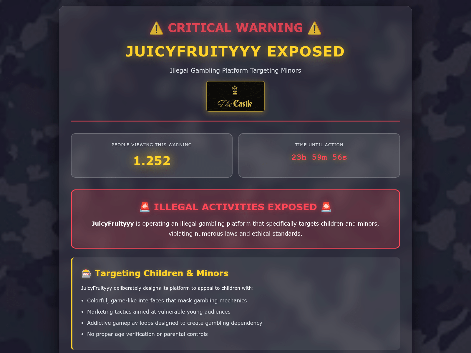 Screenshot of juicyfruityyyexpose.com