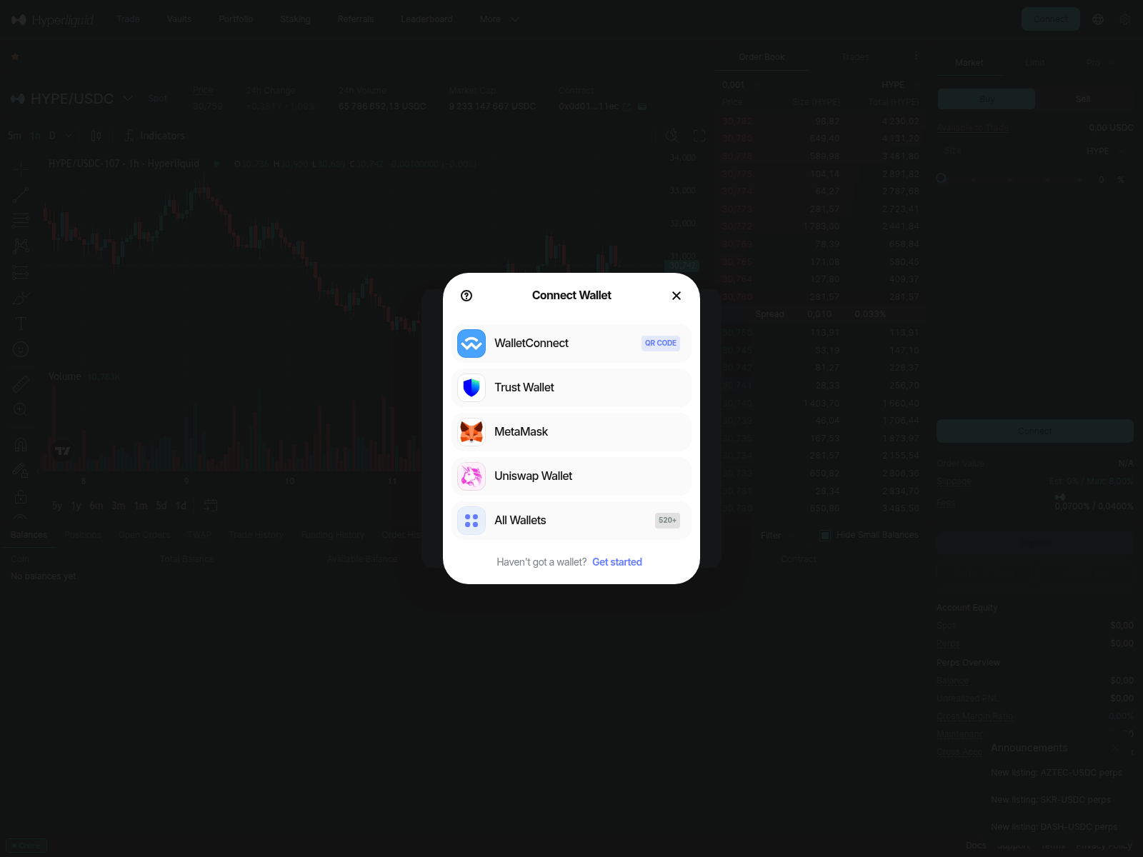 Screenshot of hypeliquide.com