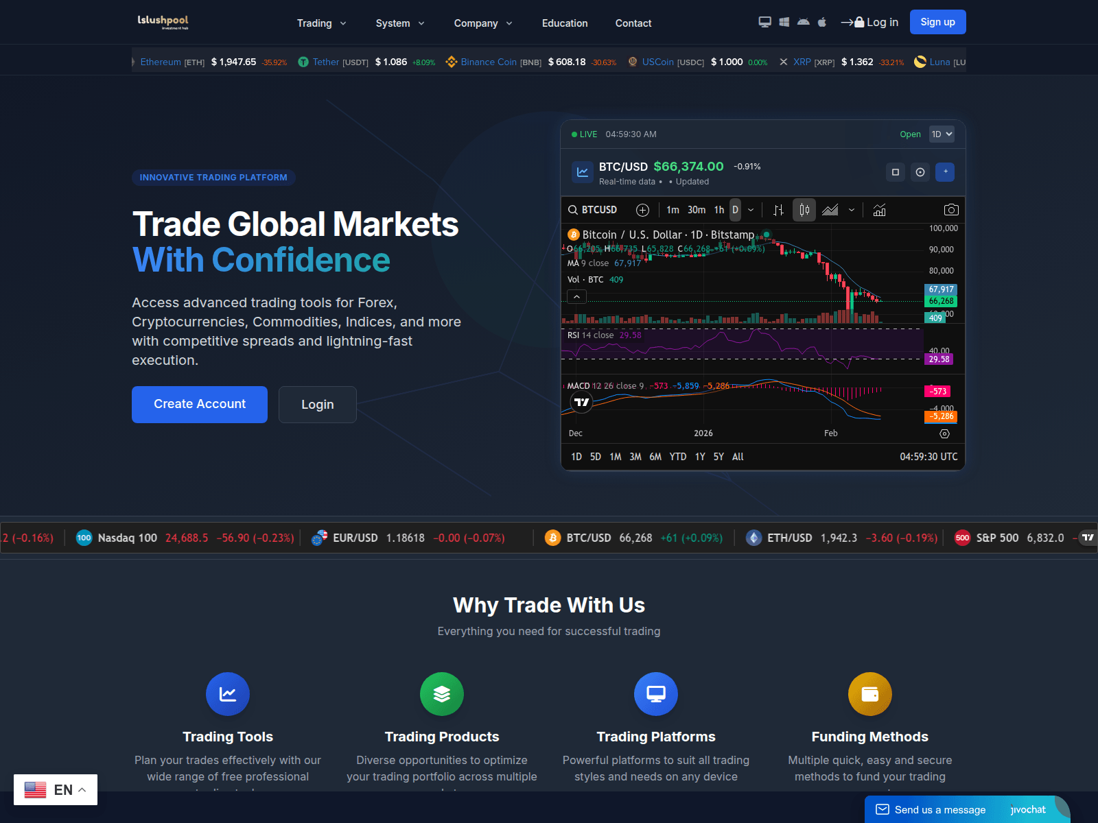 Screenshot of slushxpoolhub.com