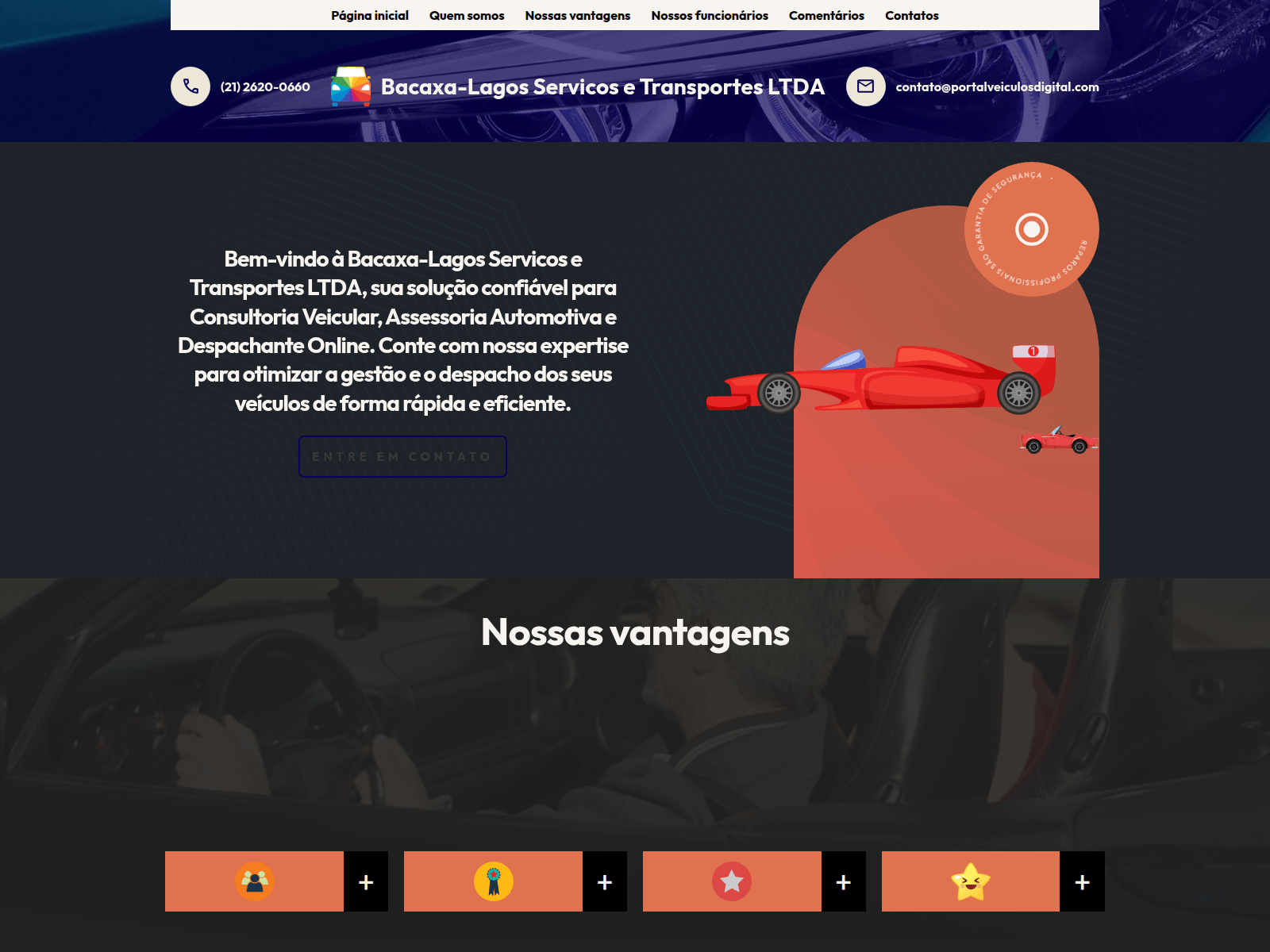 Screenshot of portalveiculosdigital.com