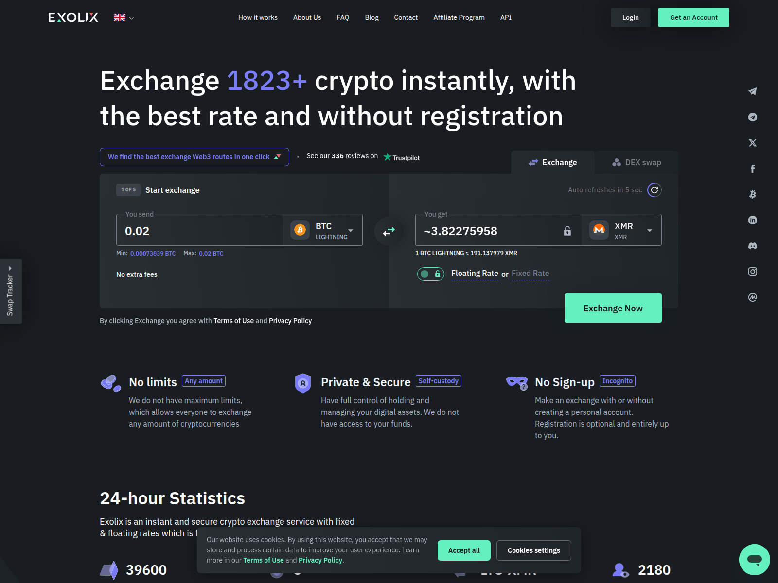 Screenshot of xeolix.com