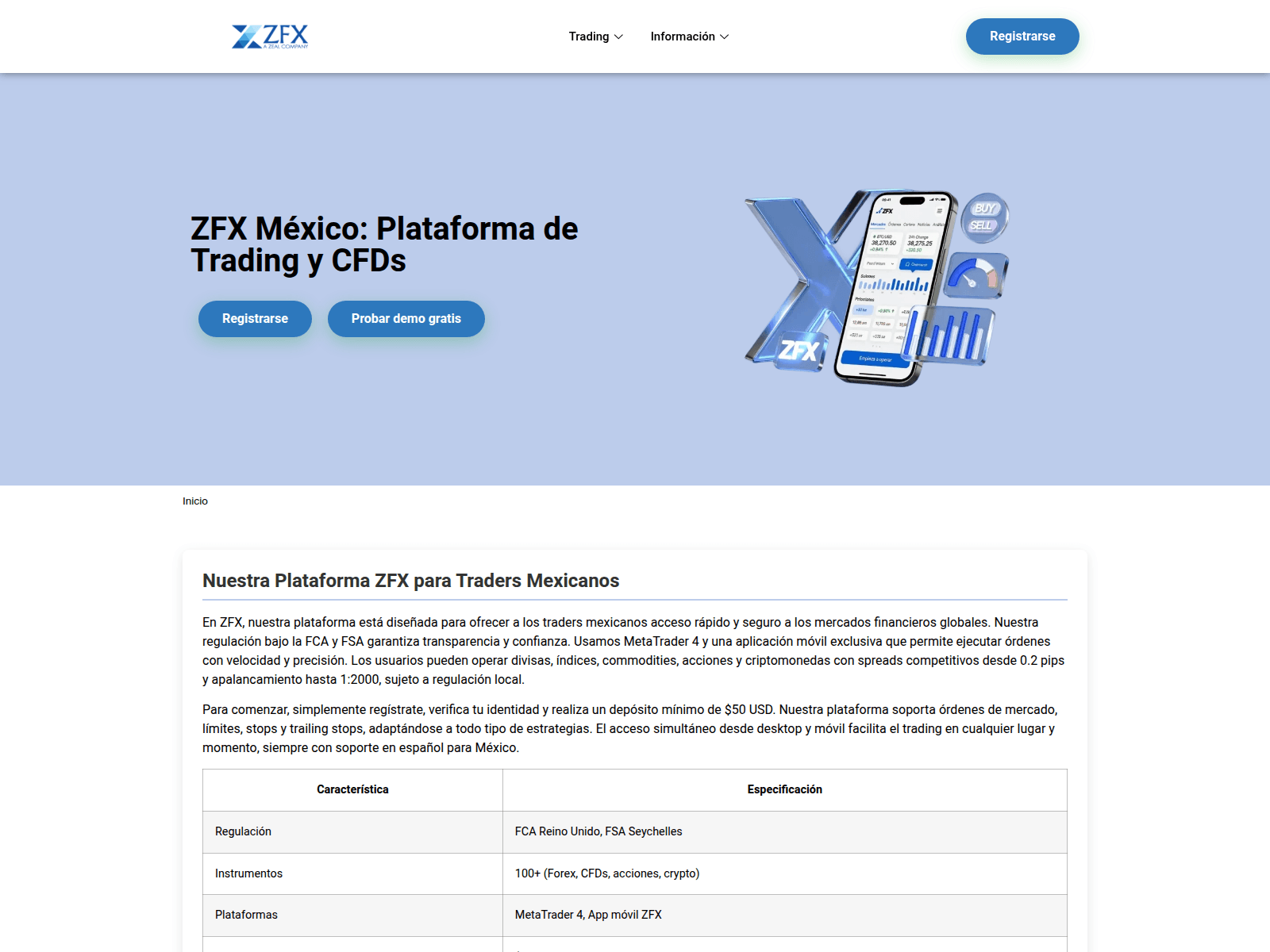 Screenshot of zfinance-mexico.com
